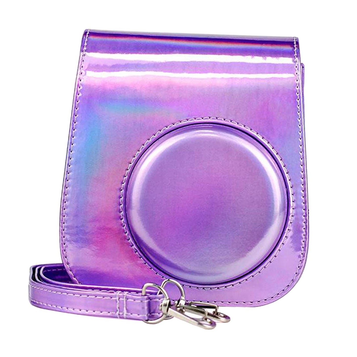 Hard Protective Case Anti-fall Shoulder Strap for Fujifilm Instax mini 11 Symphony Purple