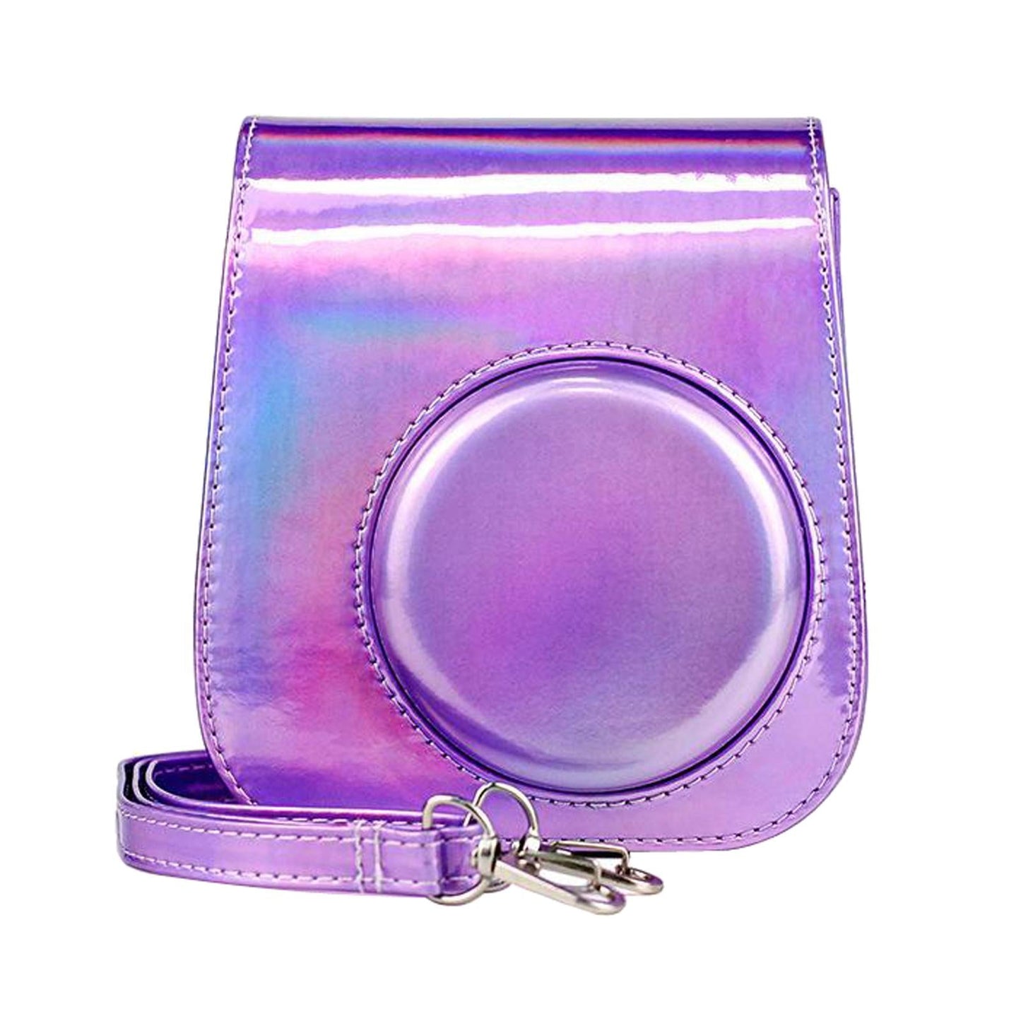 Hard Protective Case Anti-fall Shoulder Strap for Fujifilm Instax mini 11 Symphony Purple