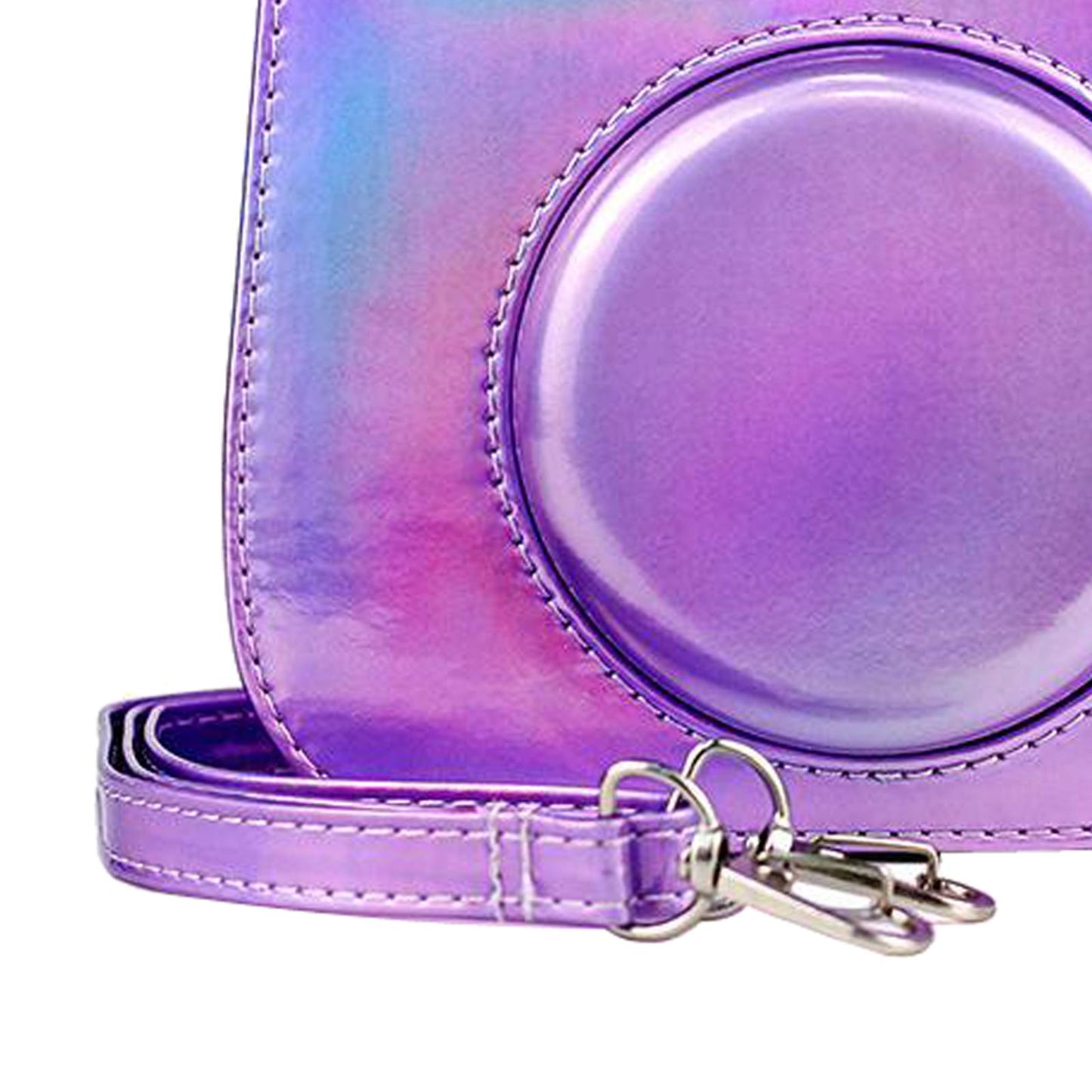 Hard Protective Case Anti-fall Shoulder Strap for Fujifilm Instax mini 11 Symphony Purple