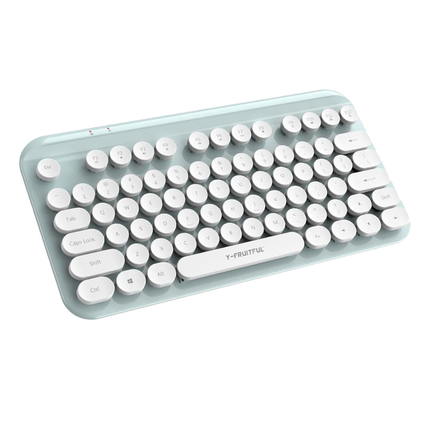 Portable Mini Multifunction 2.4G Wireless Bluetooth Keyboard for Laptop blue