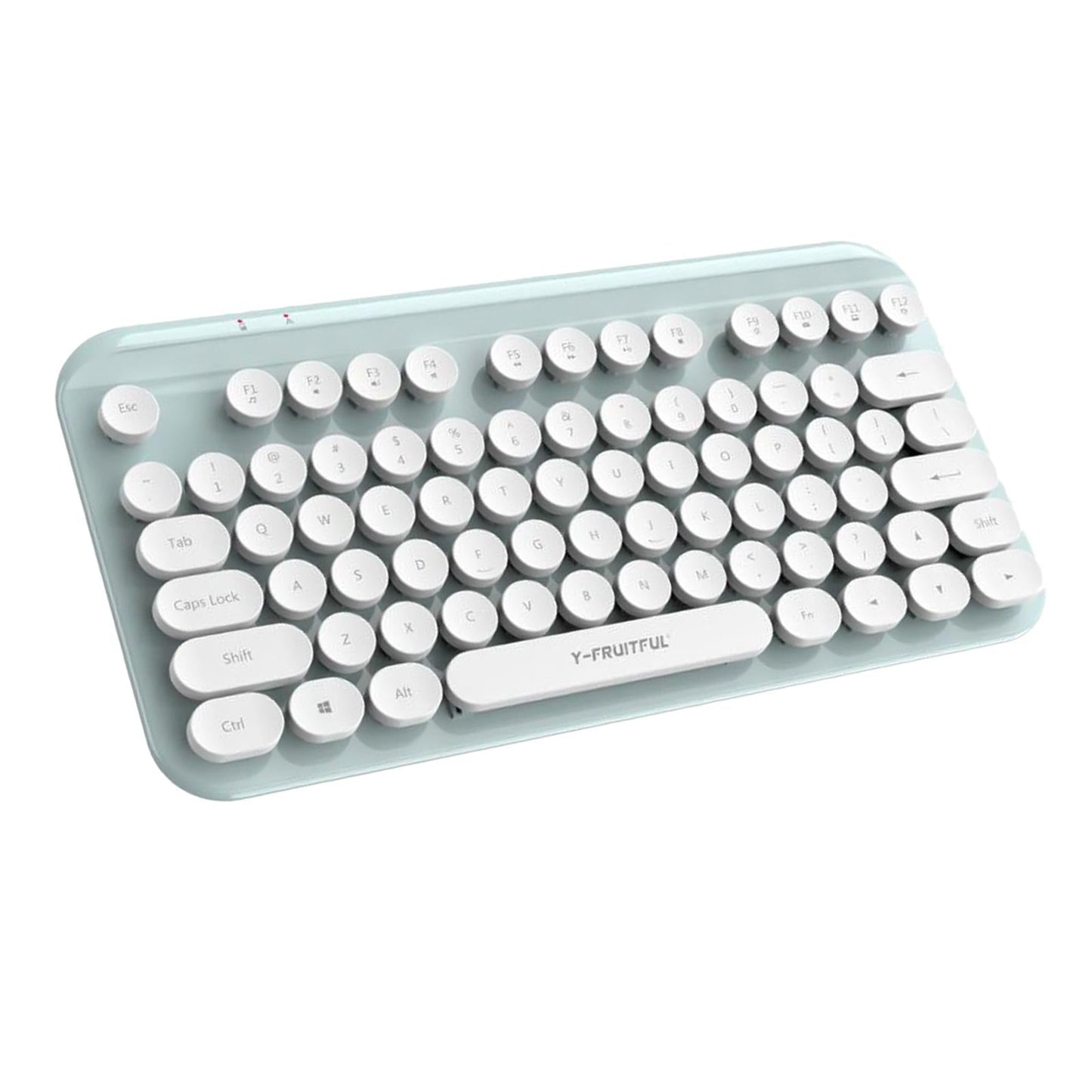 Portable Mini Multifunction 2.4G Wireless Bluetooth Keyboard for Laptop blue