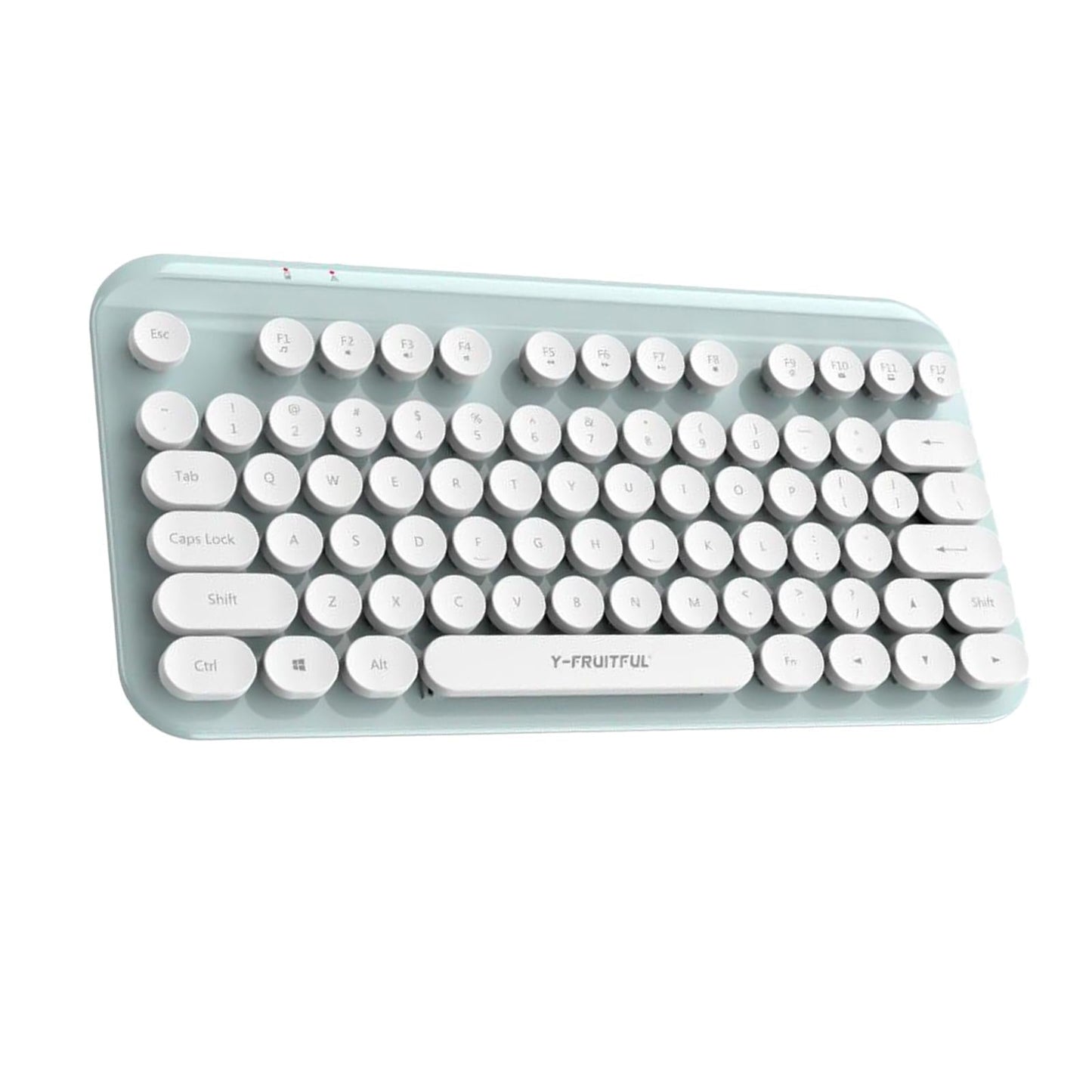 Portable Mini Multifunction 2.4G Wireless Bluetooth Keyboard for Laptop blue