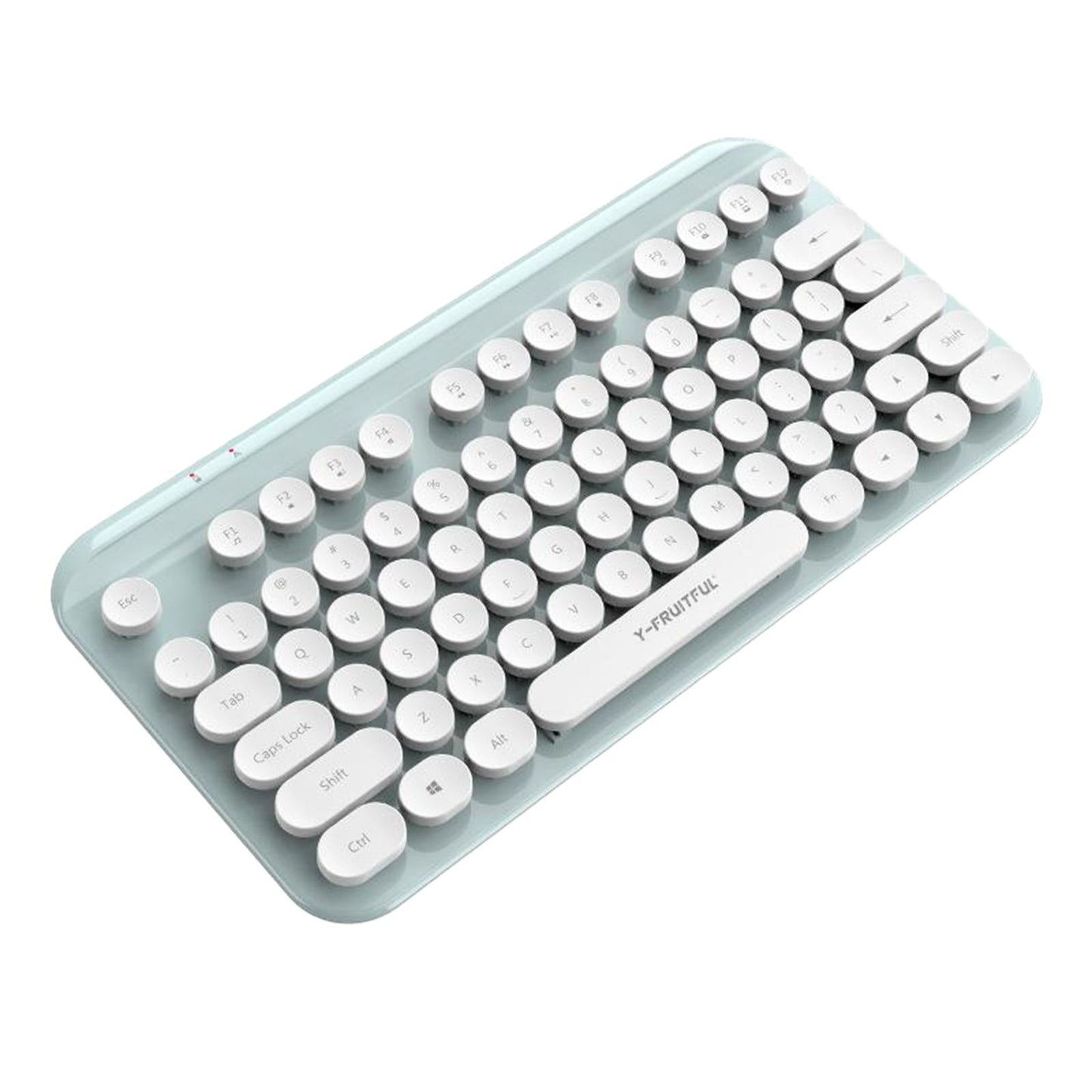 Portable Mini Multifunction 2.4G Wireless Bluetooth Keyboard for Laptop blue