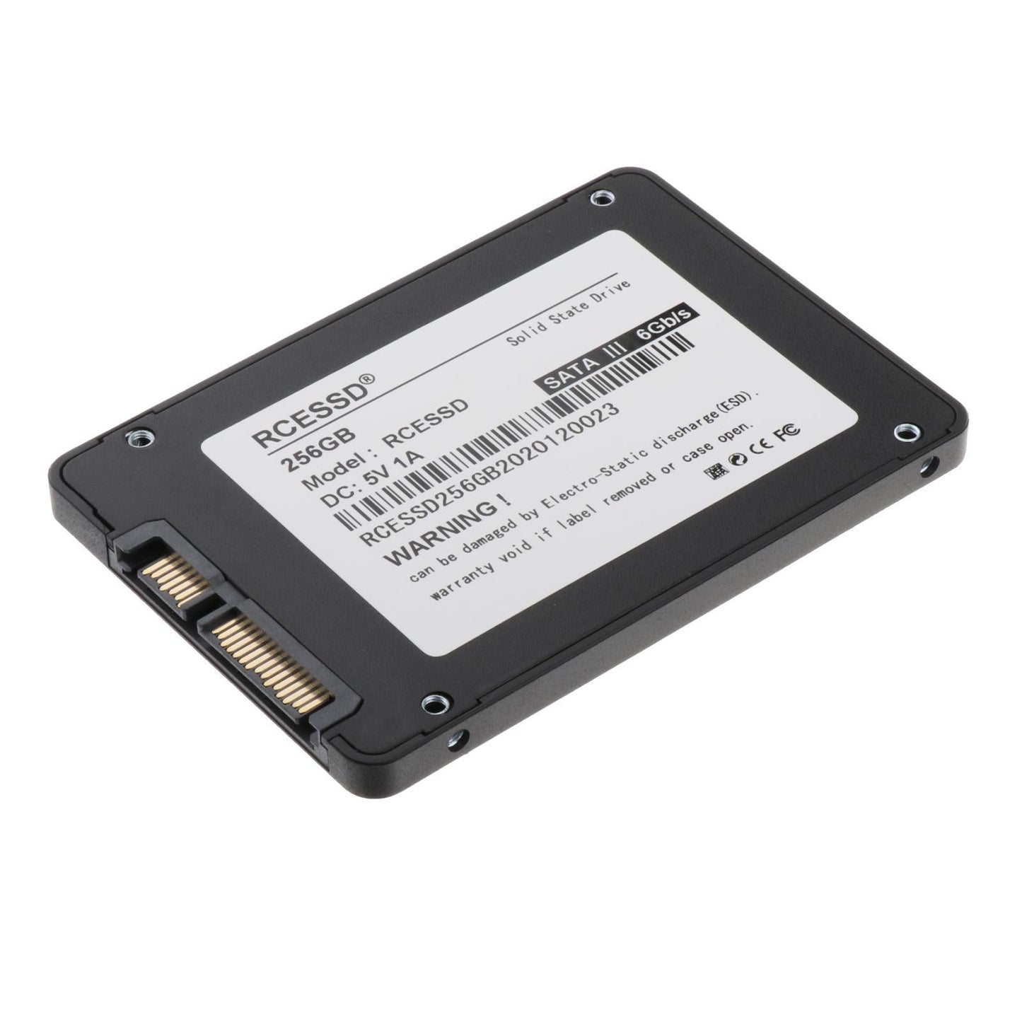 SSD SATA 3 2.5 7mm Internal Solid State Drive for Desktop Laptop PC 256GB"