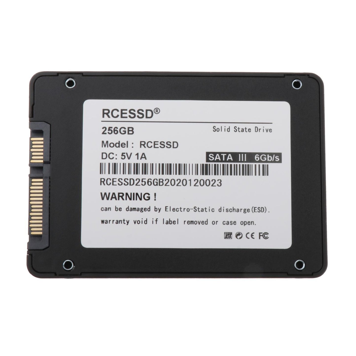 SSD SATA 3 2.5 7mm Internal Solid State Drive for Desktop Laptop PC 256GB"