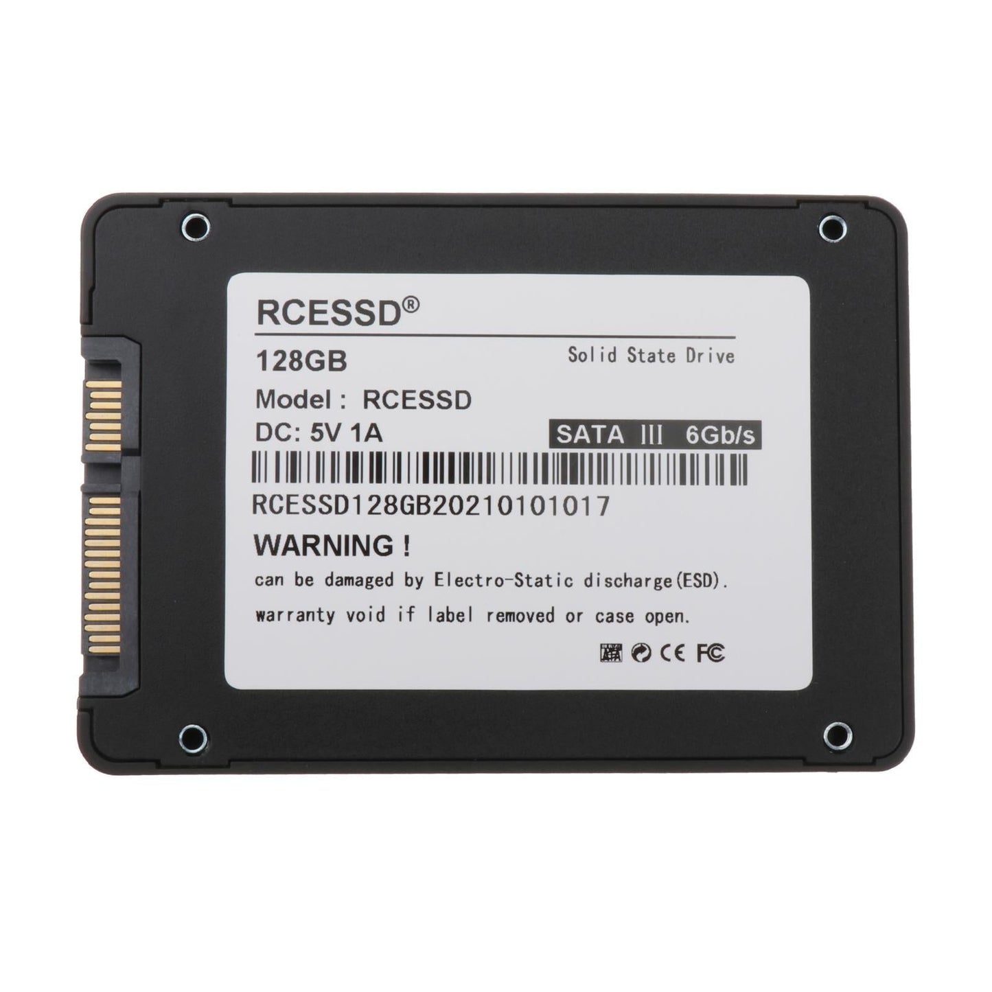 SSD SATA 3 2.5 7mm Internal Solid State Drive for Desktop Laptop PC 128GB"