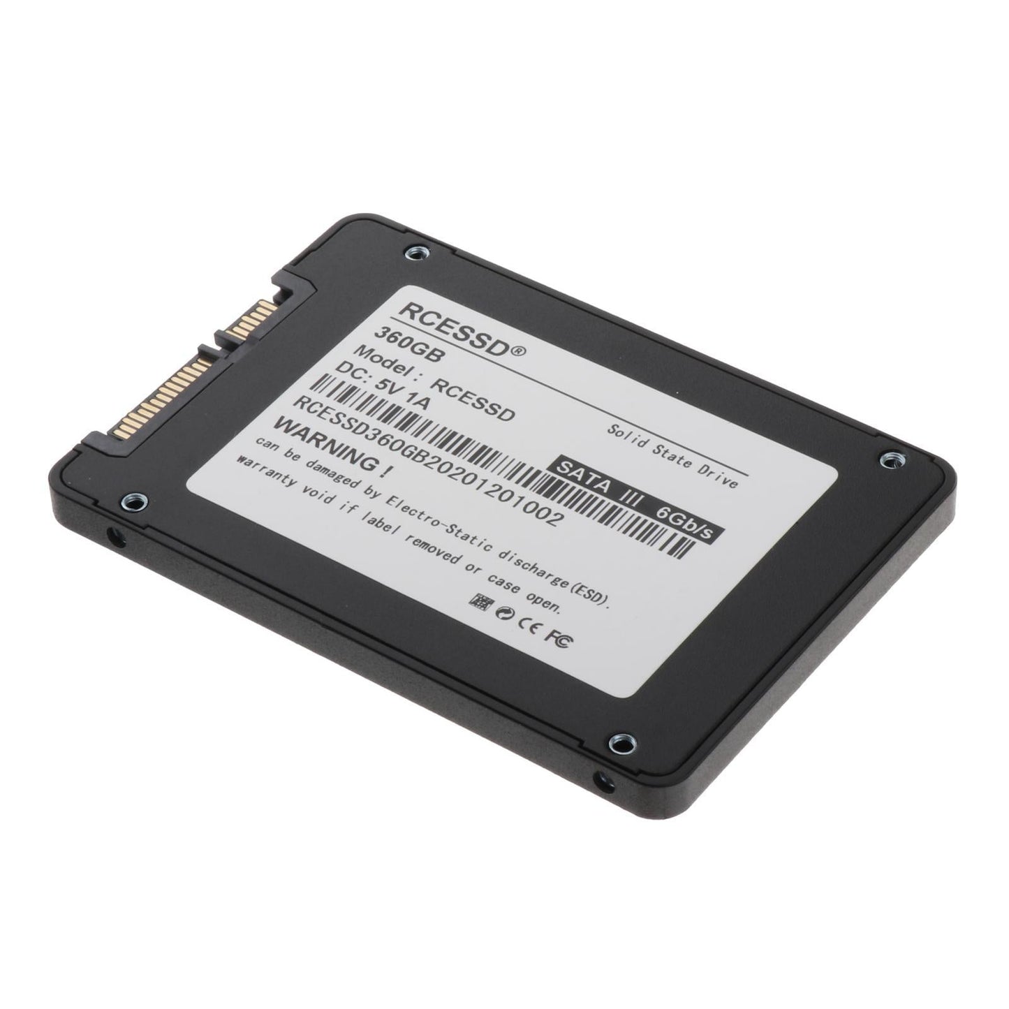SSD SATA 3 2.5 7mm Internal Solid State Drive for Desktop Laptop PC 360GB"