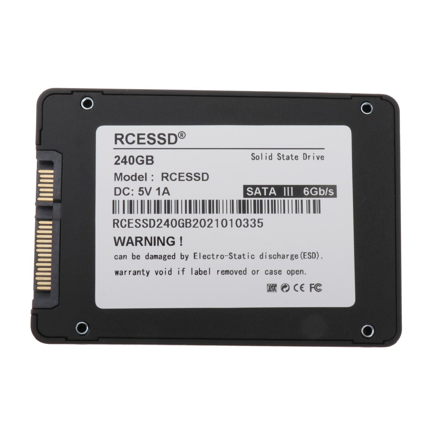SSD SATA 3 2.5 7mm Internal Solid State Drive for Desktop Laptop PC 240GB"