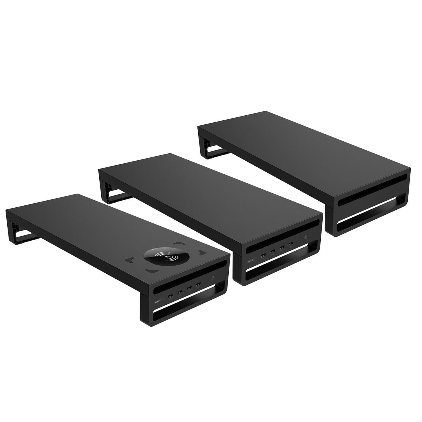 Metal Laptop Monitor Desk Stand Computer Riser Support Table Desk Organizer