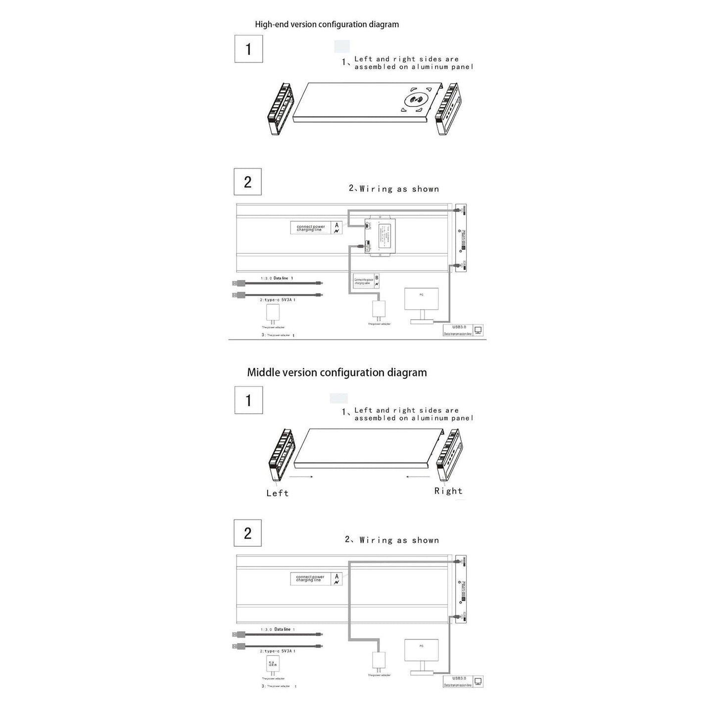 Metal Computer Monitor Stand Computer Riser Support Organizer