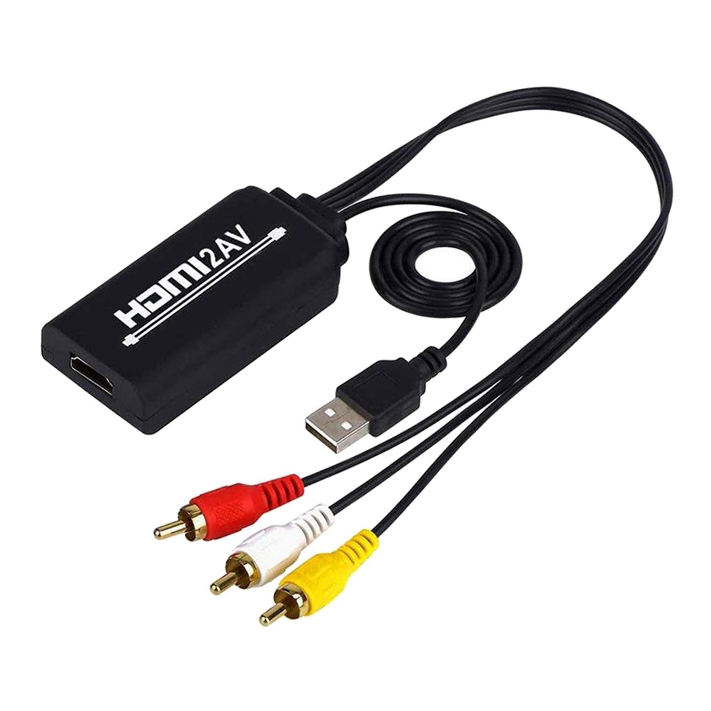 1080P HDMI to 3 RCA Video Audio Converter Cable Adapter for PS4 HDTV Style 3