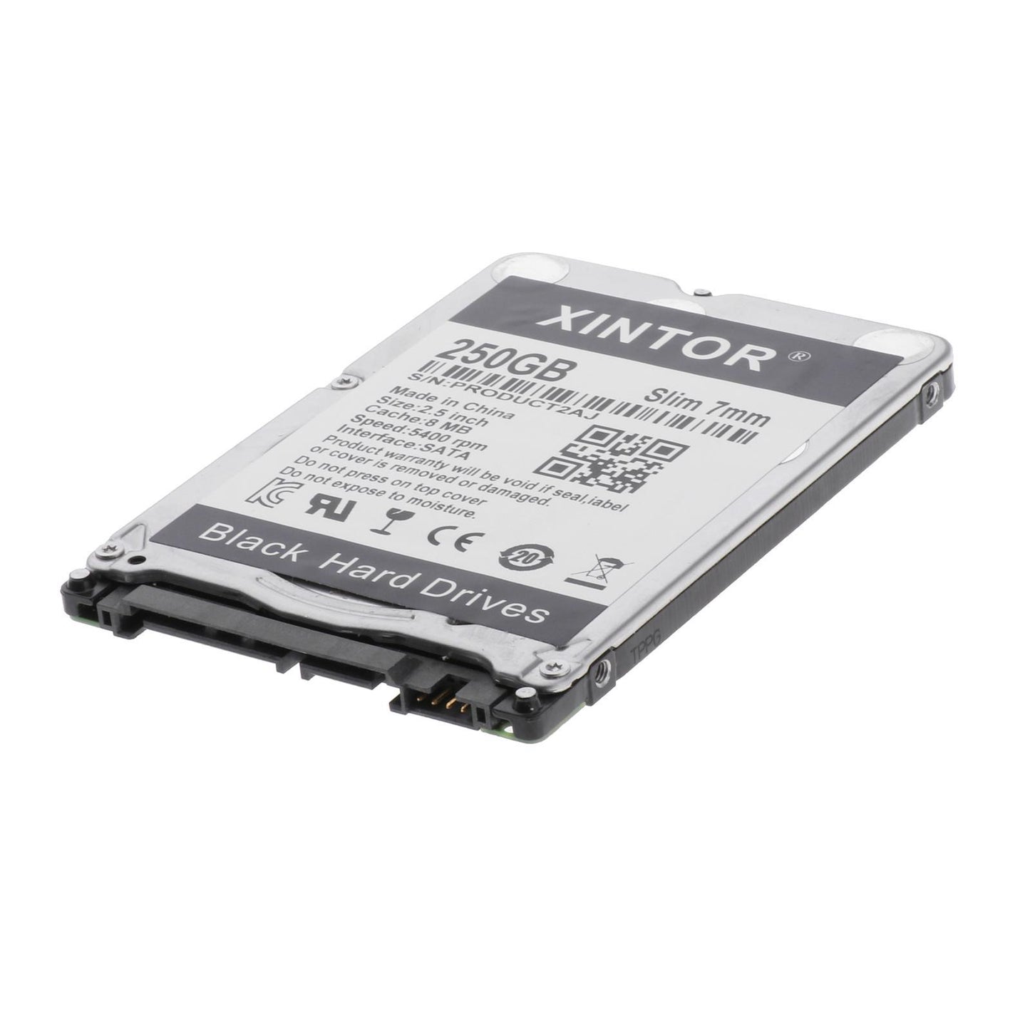 Slim Alloy 2.5in Internal HDD 160GB/250GB/320GB/500BG & SATA Interface 250GB
