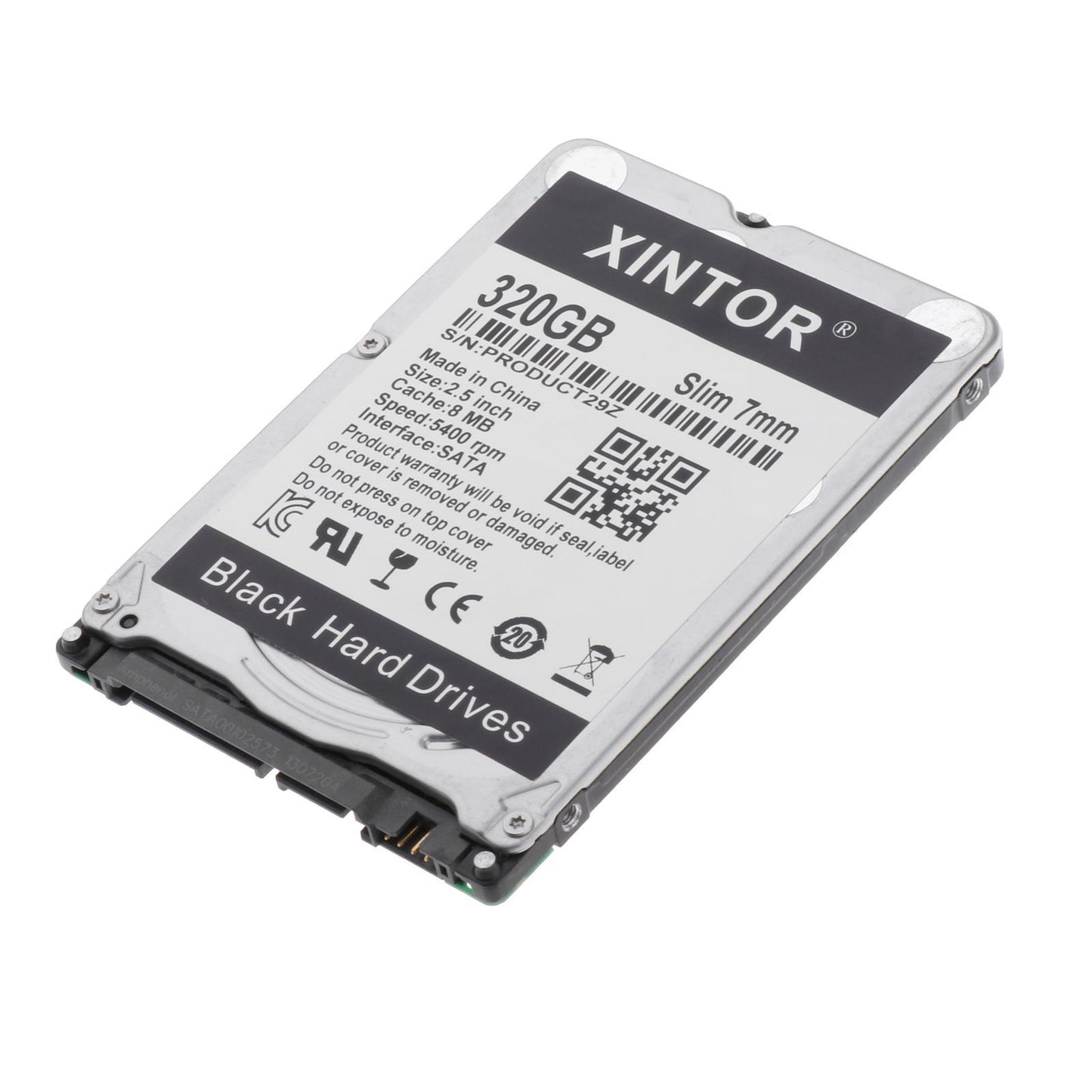 Slim Alloy 2.5in Internal HDD 160GB/250GB/320GB/500BG & SATA Interface 320GB