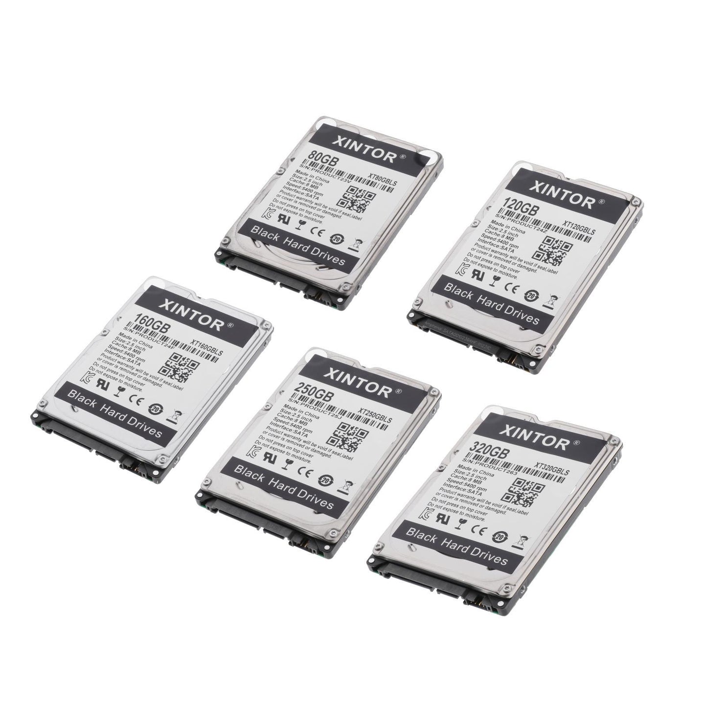 2.5 inch Internal Hard Disk Drive SATA Interface Hard Disk 5400RPM 80GB