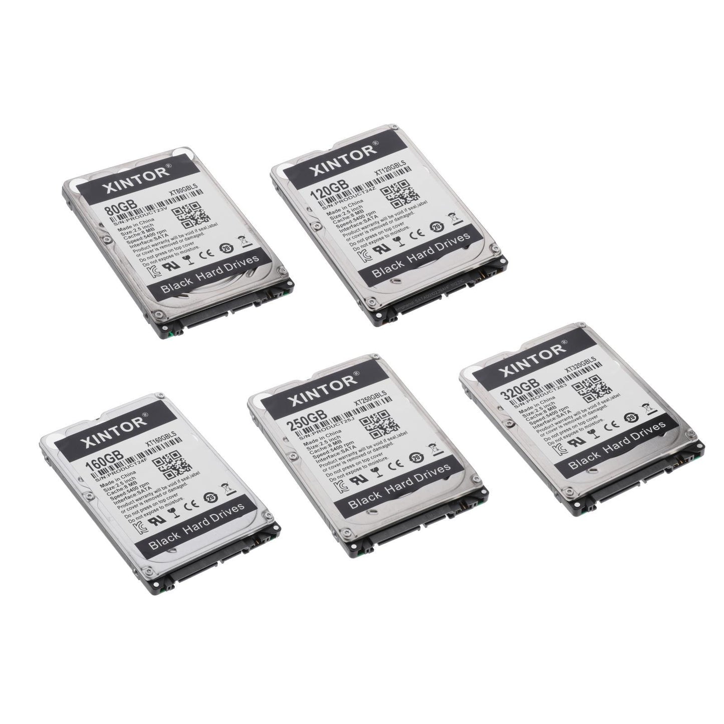 2.5 inch Internal Hard Disk Drive SATA Interface Hard Disk 5400RPM 80GB