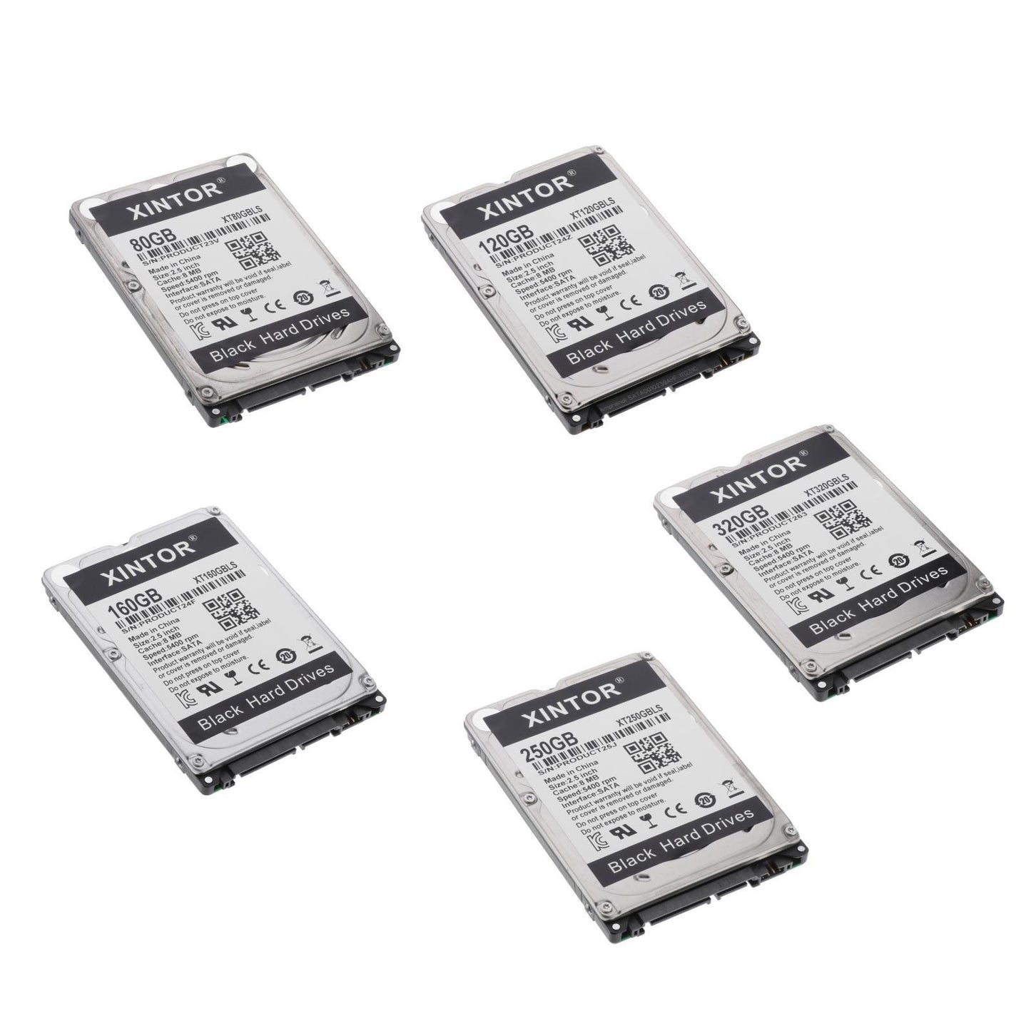 2.5 inch Internal Hard Disk Drive SATA Interface Hard Disk 5400RPM 80GB