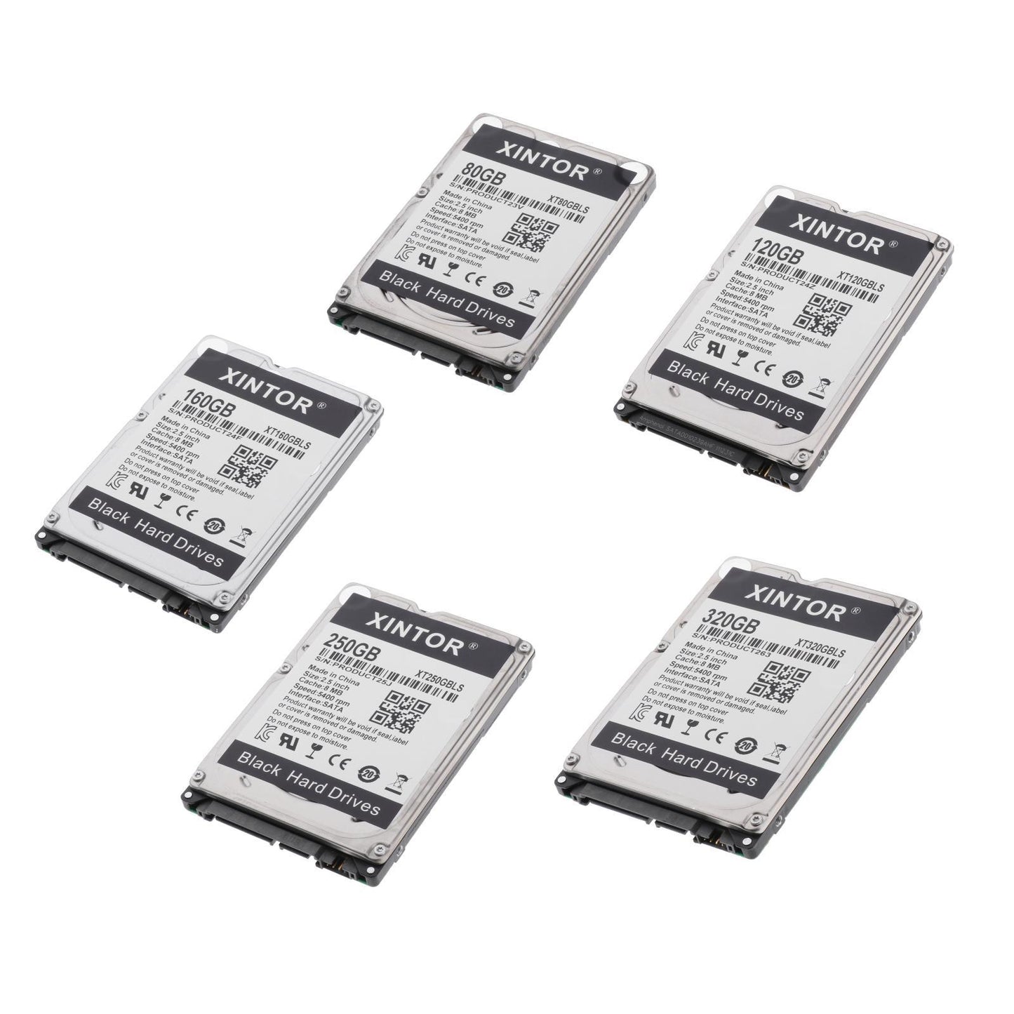 2.5 inch Internal Hard Disk Drive SATA Interface Hard Disk 5400RPM 80GB