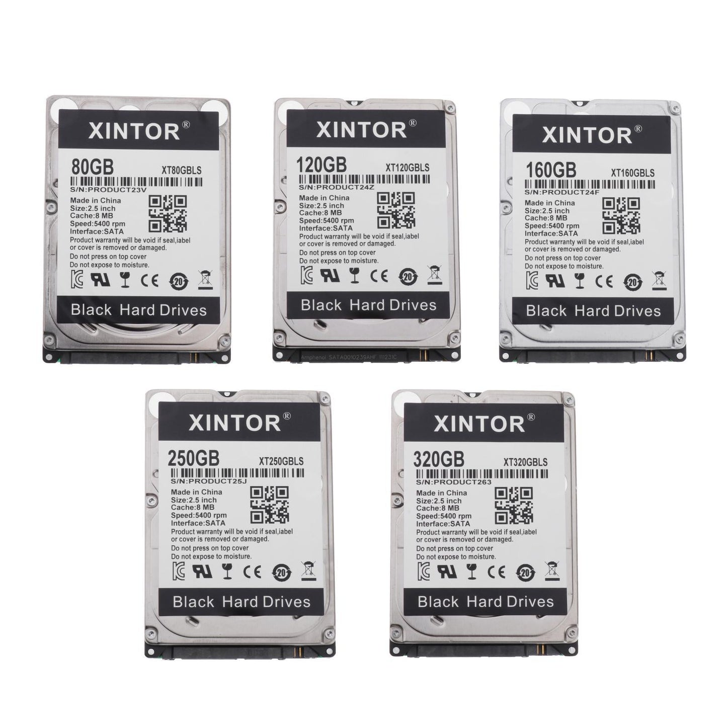 2.5 inch Internal Hard Disk Drive SATA Interface Hard Disk 5400RPM 80GB