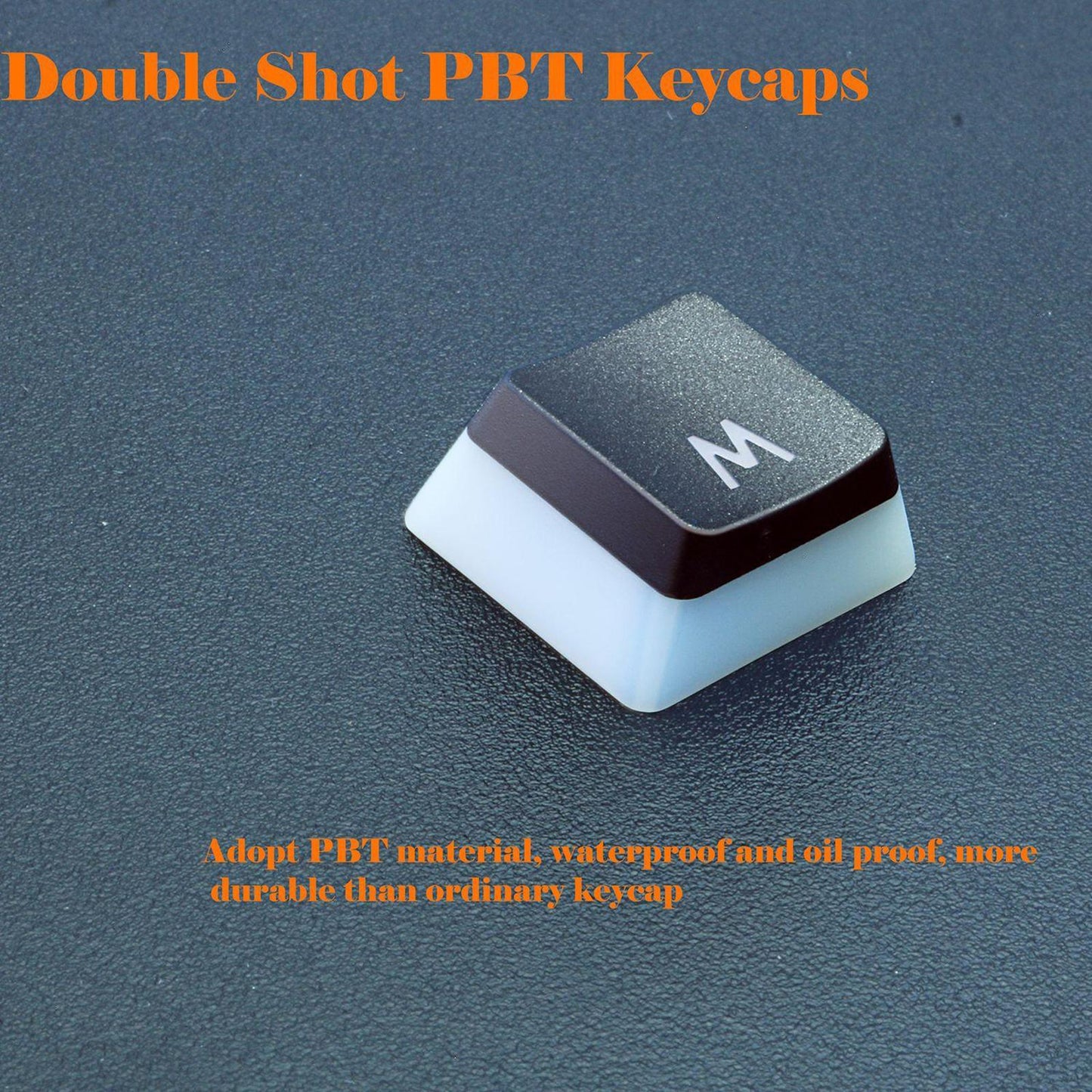 PBT Double Shot Pudding Keycaps 108 Keys Mechanical Keycaps Backlit Key Caps