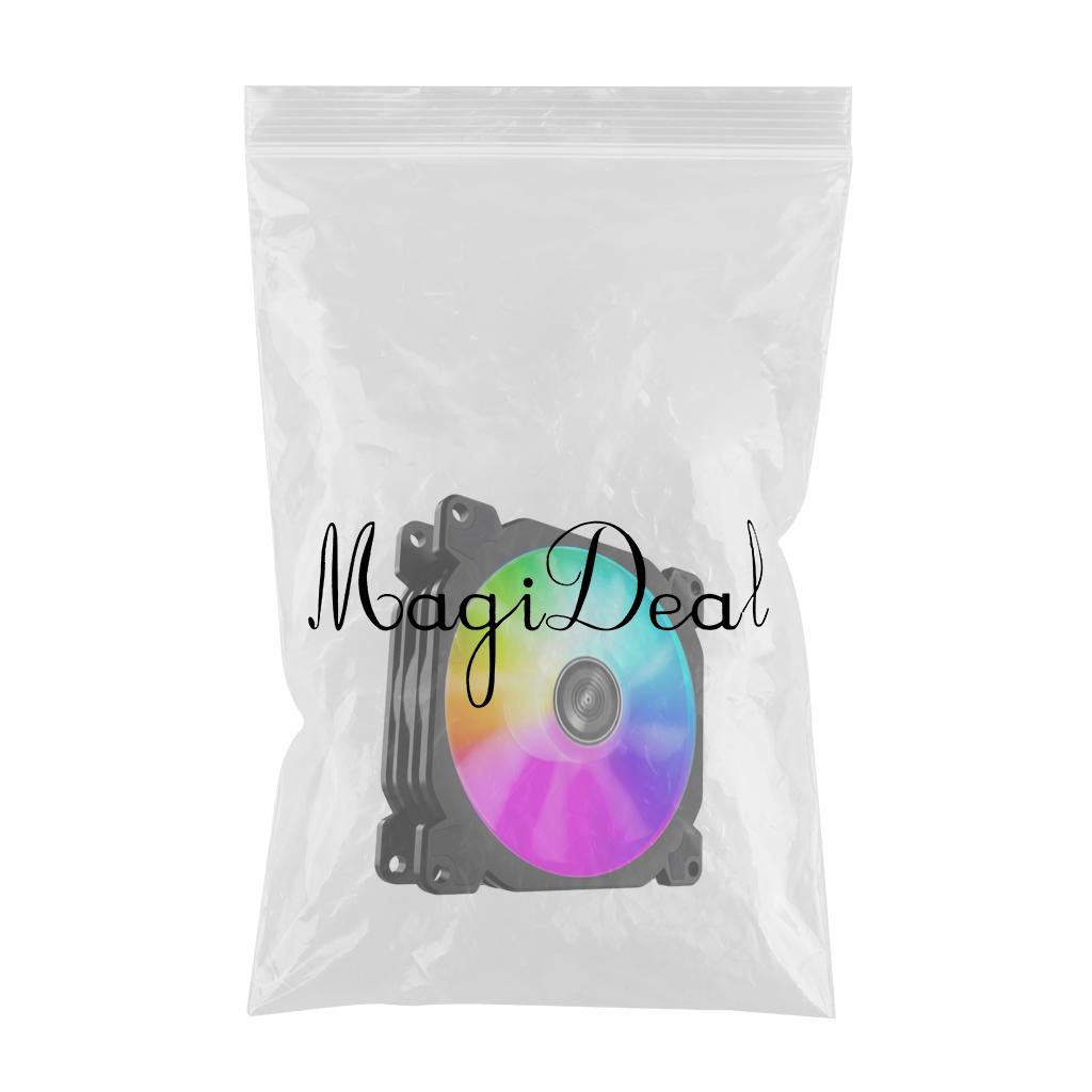 FR-925 Low Noise LED RGB PC Case Cooling Fan CPU Cooler Radiator Accessories Type 2