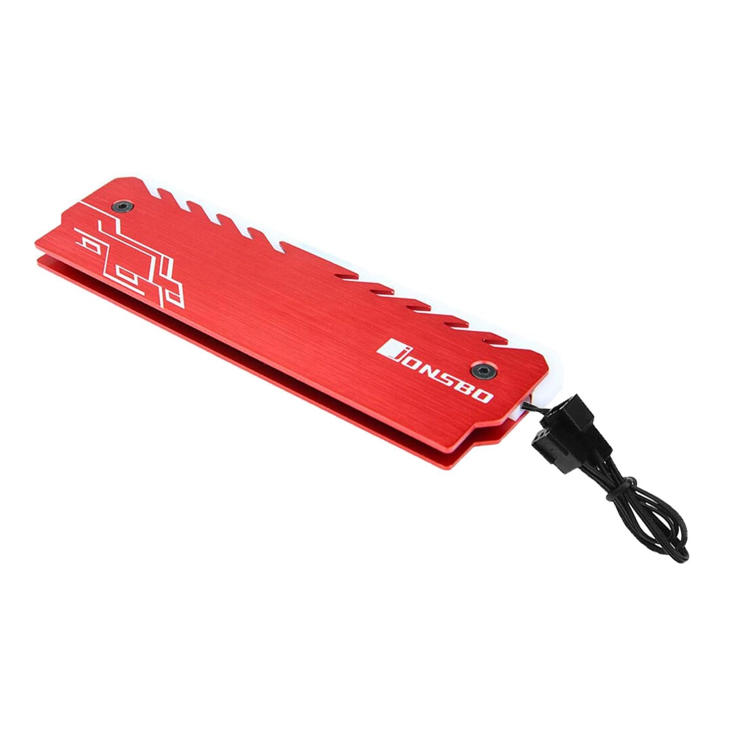 Cooling Vest 3Pin Memory RAM Cooler Radiator Anodizing Process for PC Game Red