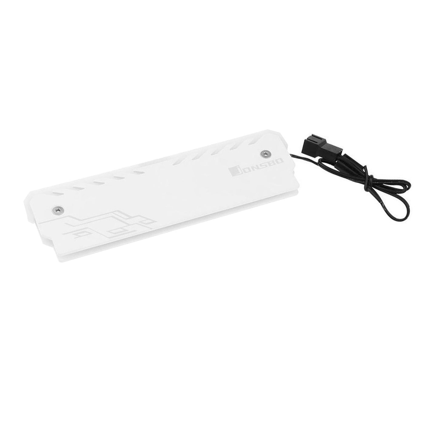 Cooling Vest 3Pin Memory RAM Cooler Radiator Anodizing Process for PC Game White