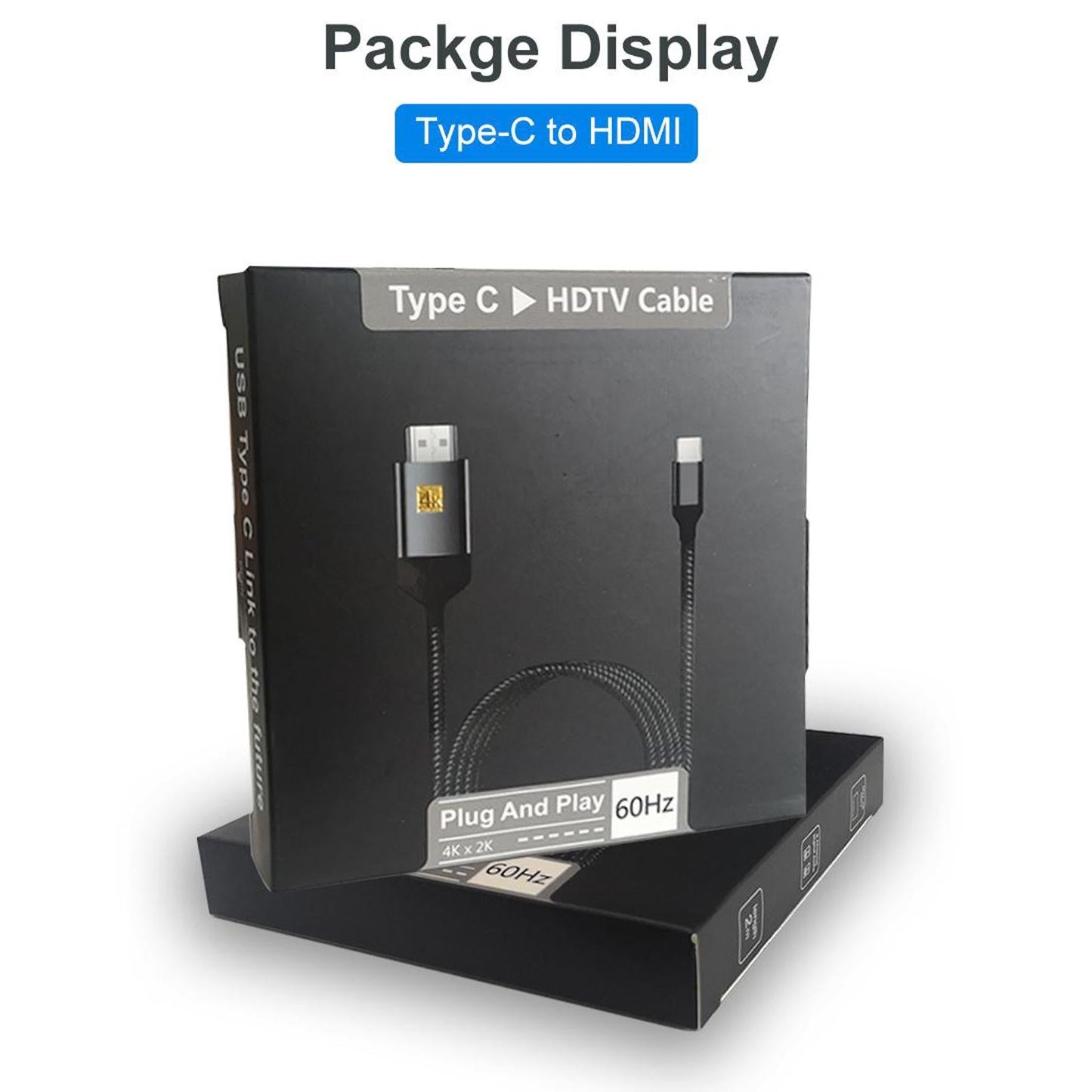 2m HD USB C to HDMI Cable Cord Adapter for Android Phones Screen To TV Cable