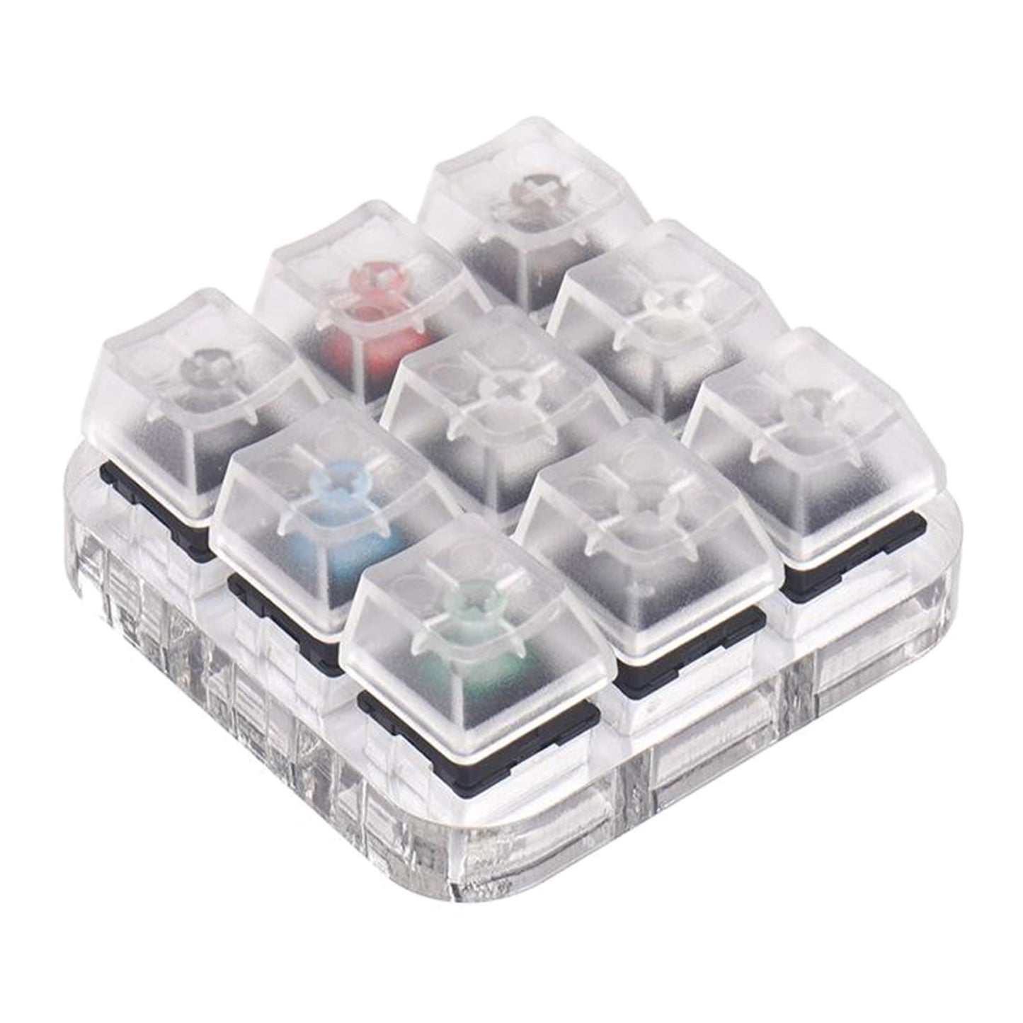 9 Keys Mechanical Keyboard Switches Tester Translucent Keycap Testing Tool