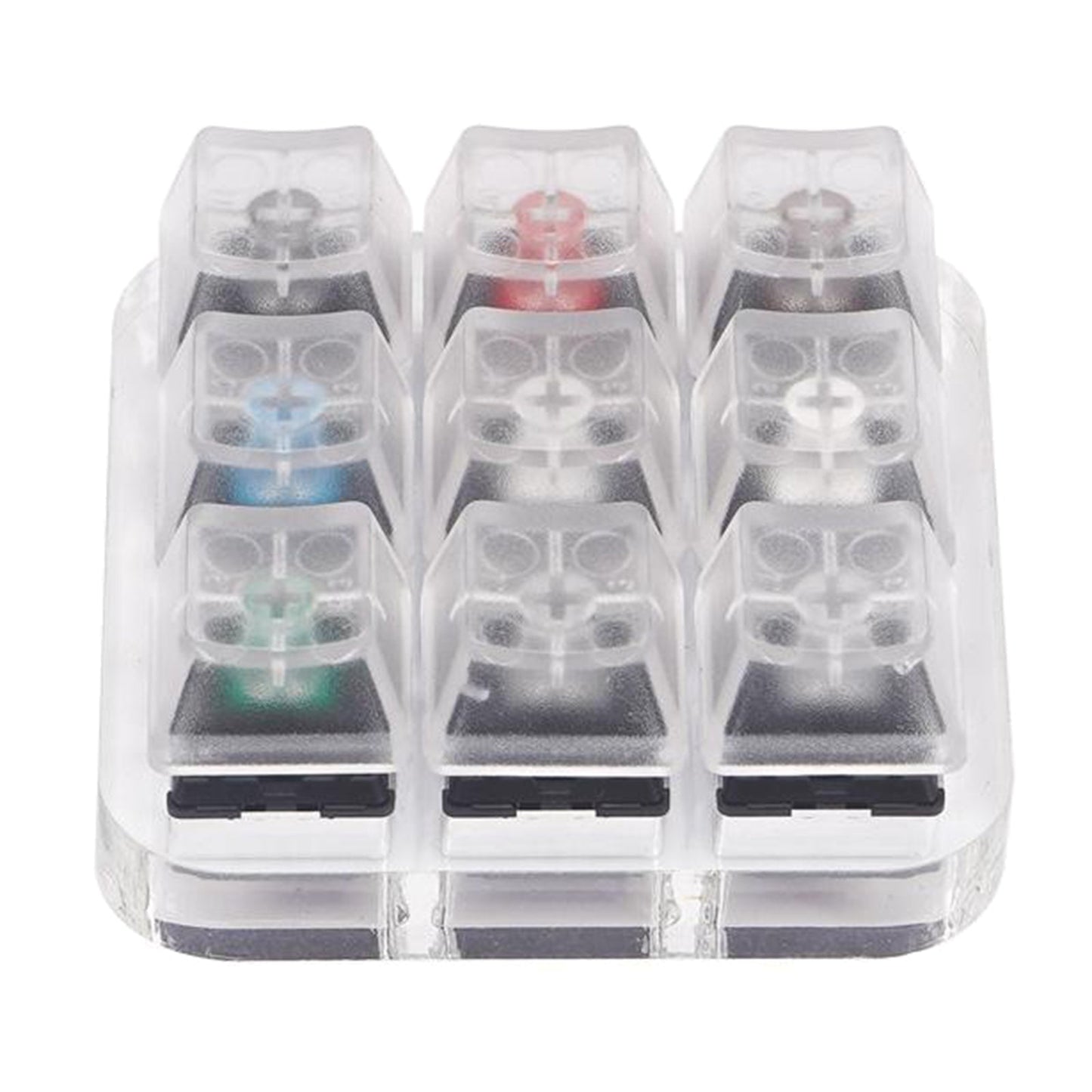 9 Keys Mechanical Keyboard Switches Tester Translucent Keycap Testing Tool