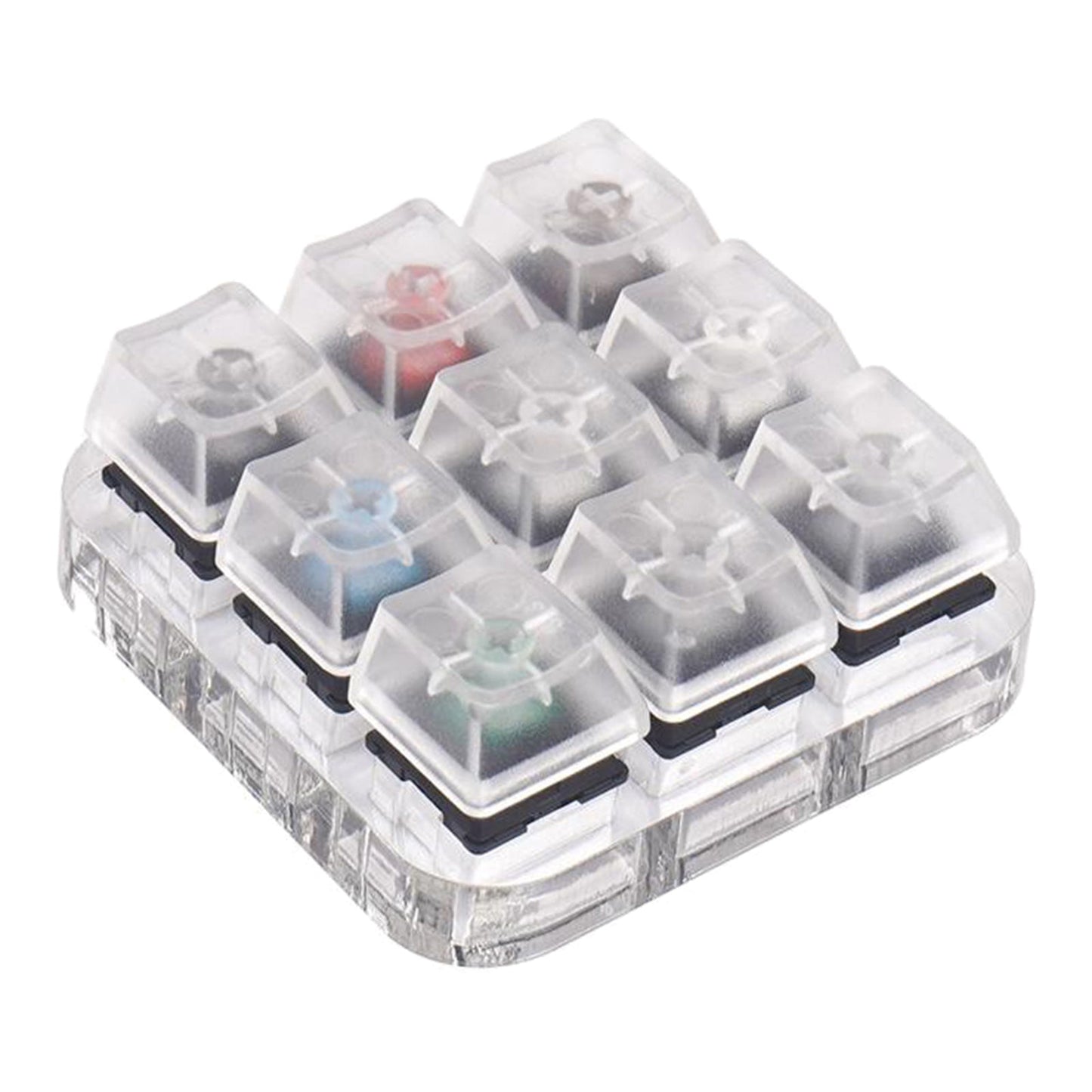 9 Keys Mechanical Keyboard Switches Tester Translucent Keycap Testing Tool