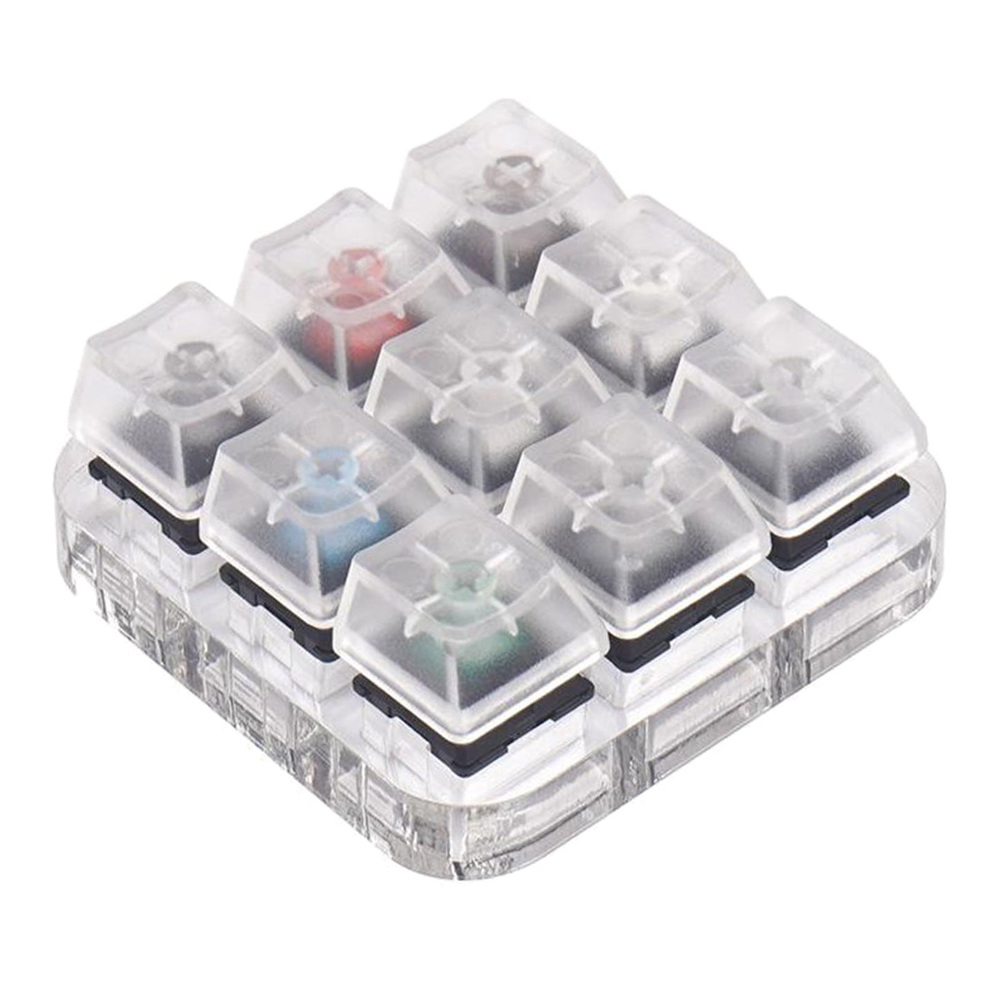 9 Keys Mechanical Keyboard Switches Tester Translucent Keycap Testing Tool
