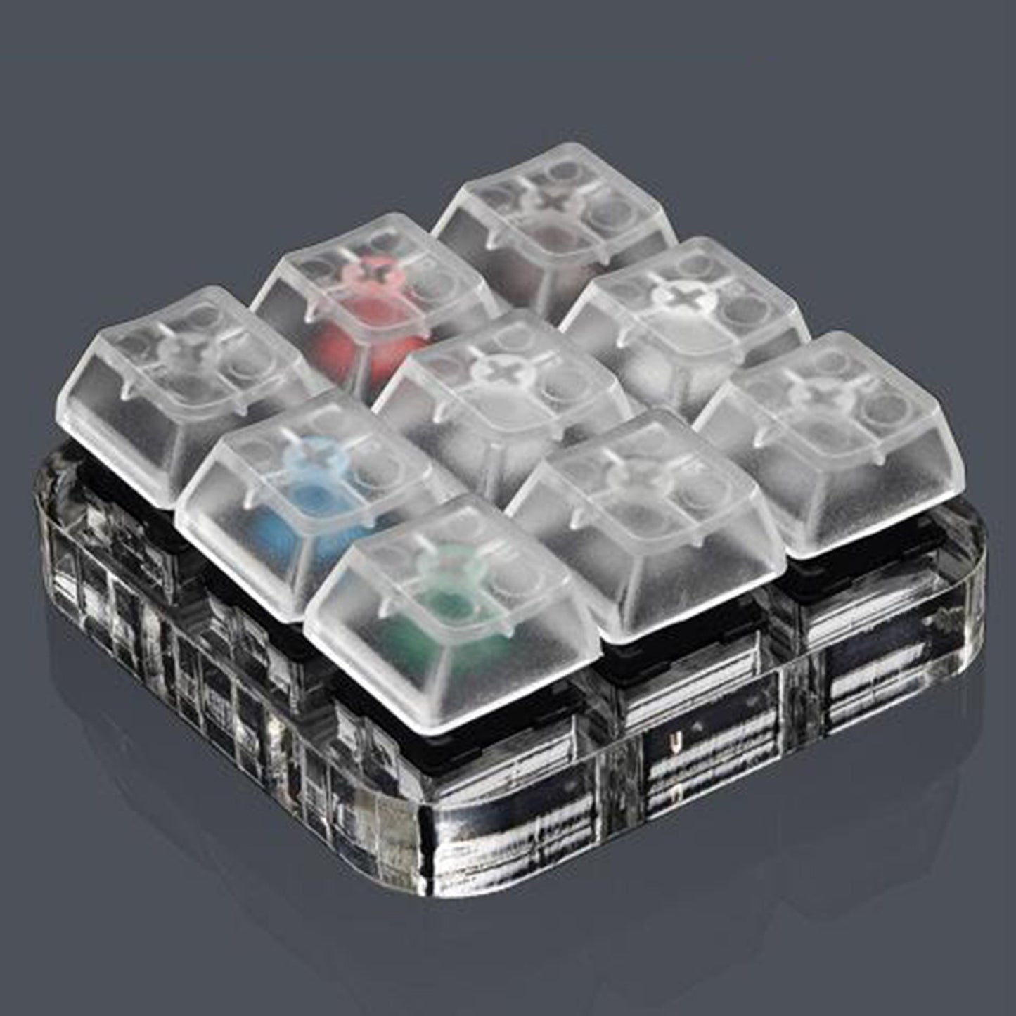 9 Keys Mechanical Keyboard Switches Tester Translucent Keycap Testing Tool