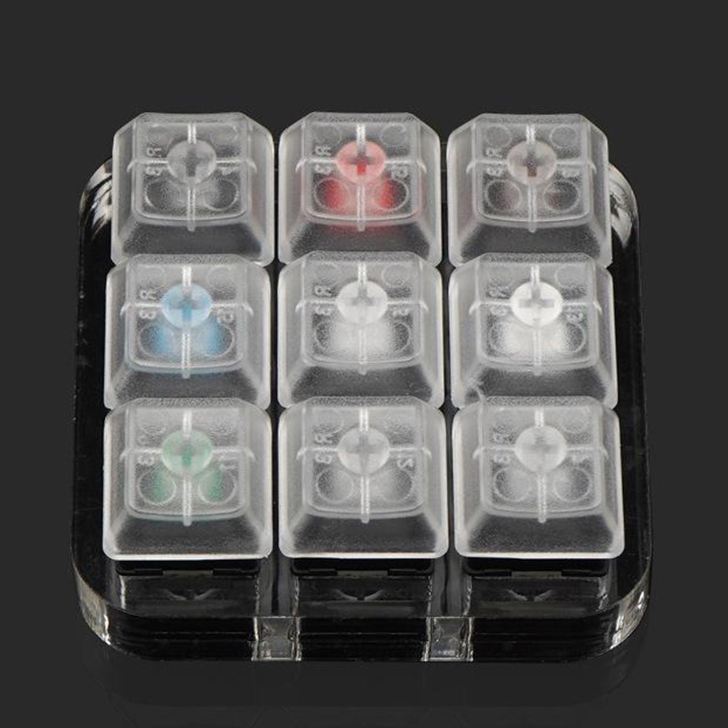 9 Keys Mechanical Keyboard Switches Tester Translucent Keycap Testing Tool