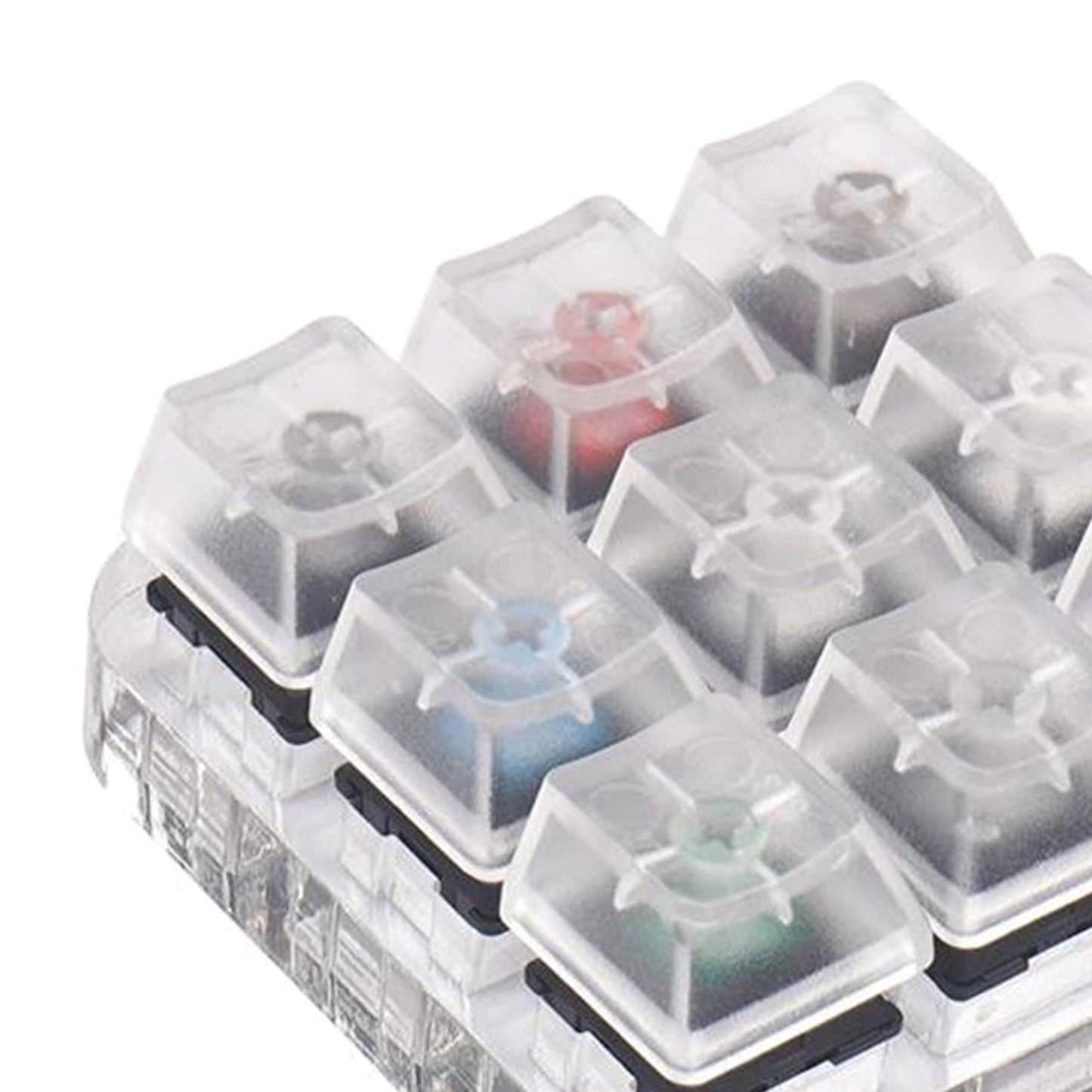 9 Keys Mechanical Keyboard Switches Tester Translucent Keycap Testing Tool
