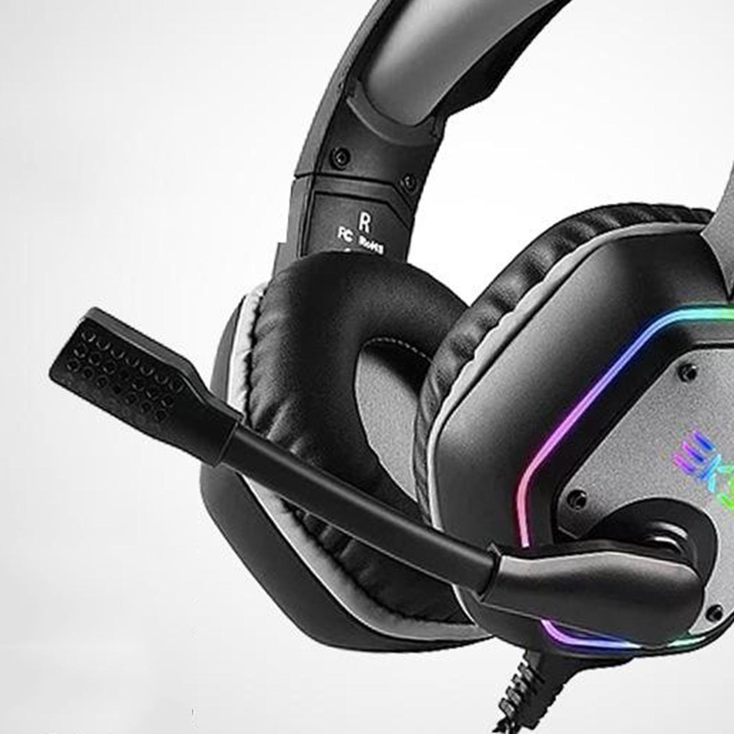 EKSA E1000 USB Gaming Headsets On Ear Stereo Earphone Headphone Black+Grey