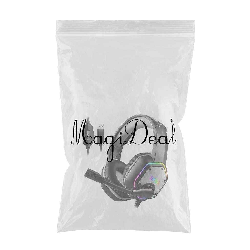 EKSA E1000 USB Gaming Headsets On Ear Stereo Earphone Headphone Black+Grey