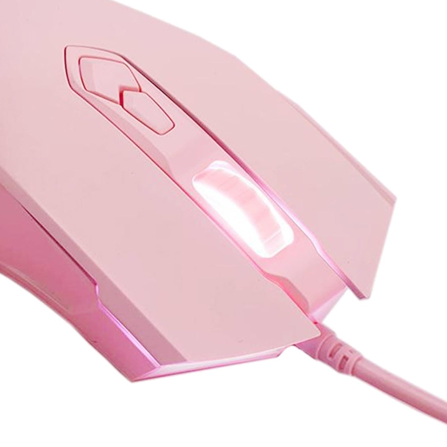 Gaming Lightweight Mouse USB Gamer Laptop PC 7 Buttons for Windows 7/8/10/XP Pink