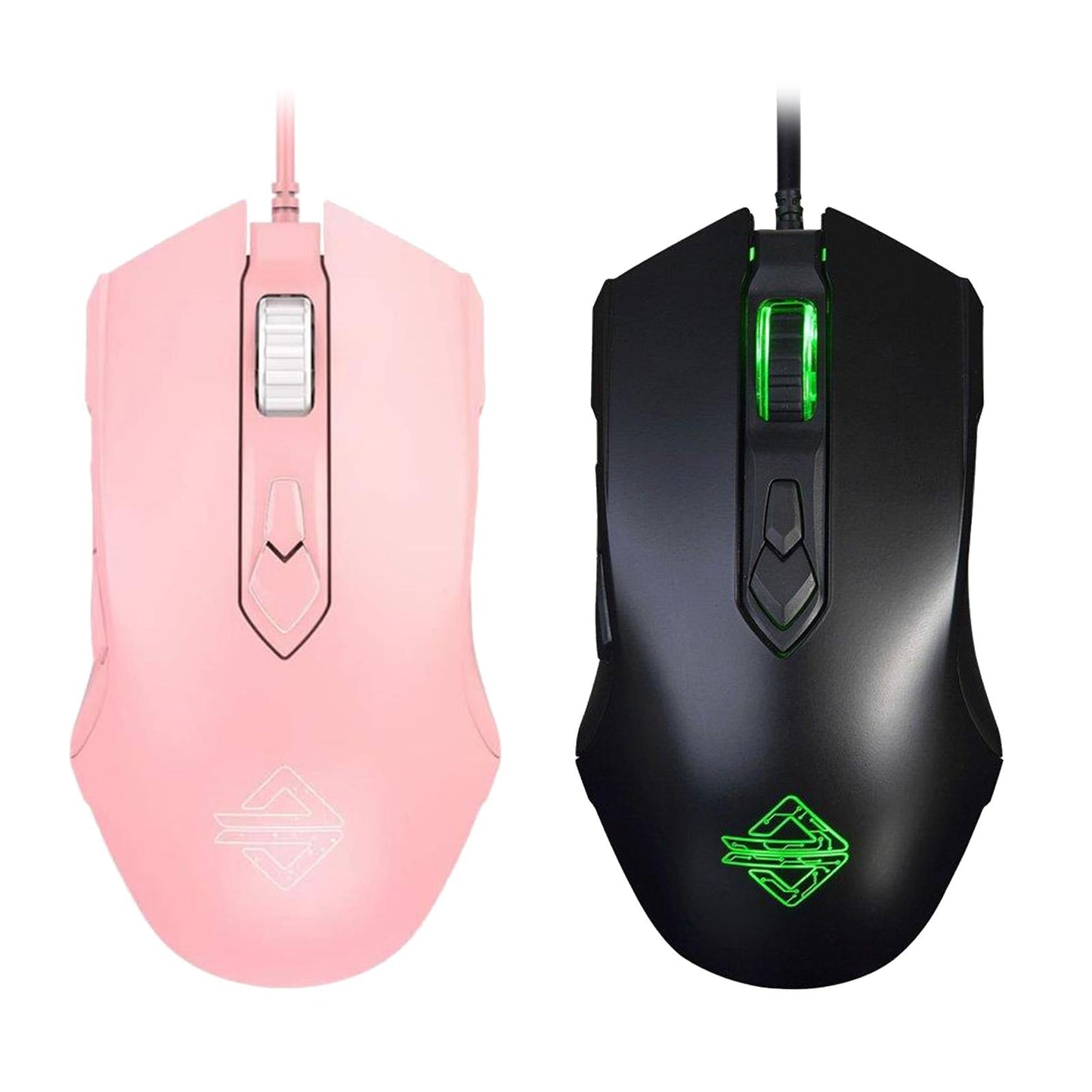 Gaming Lightweight Mouse USB Gamer Laptop PC 7 Buttons for Windows 7/8/10/XP Pink