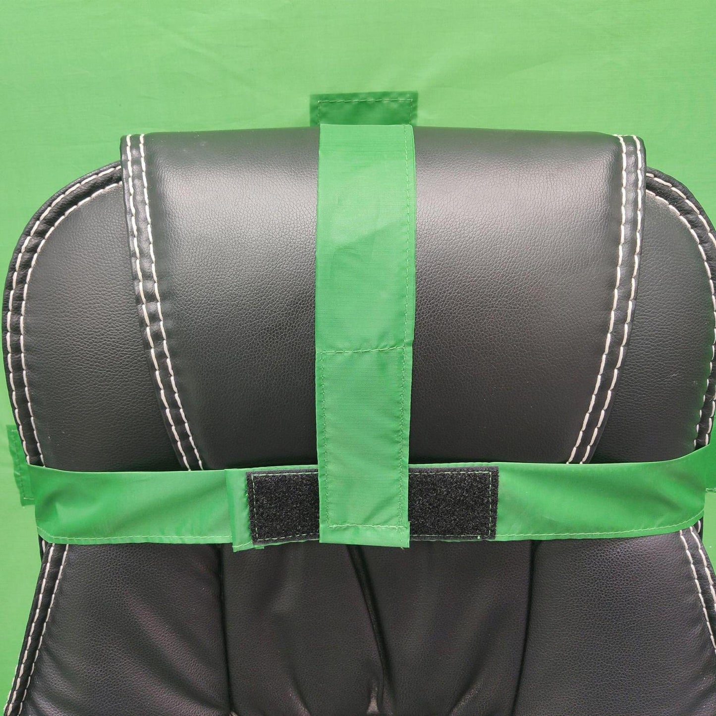 2-in-1 Green Screen Round Cloth Fix on Chair for Zoom Video Photography 142cm 55.91inch Blue Green Screen