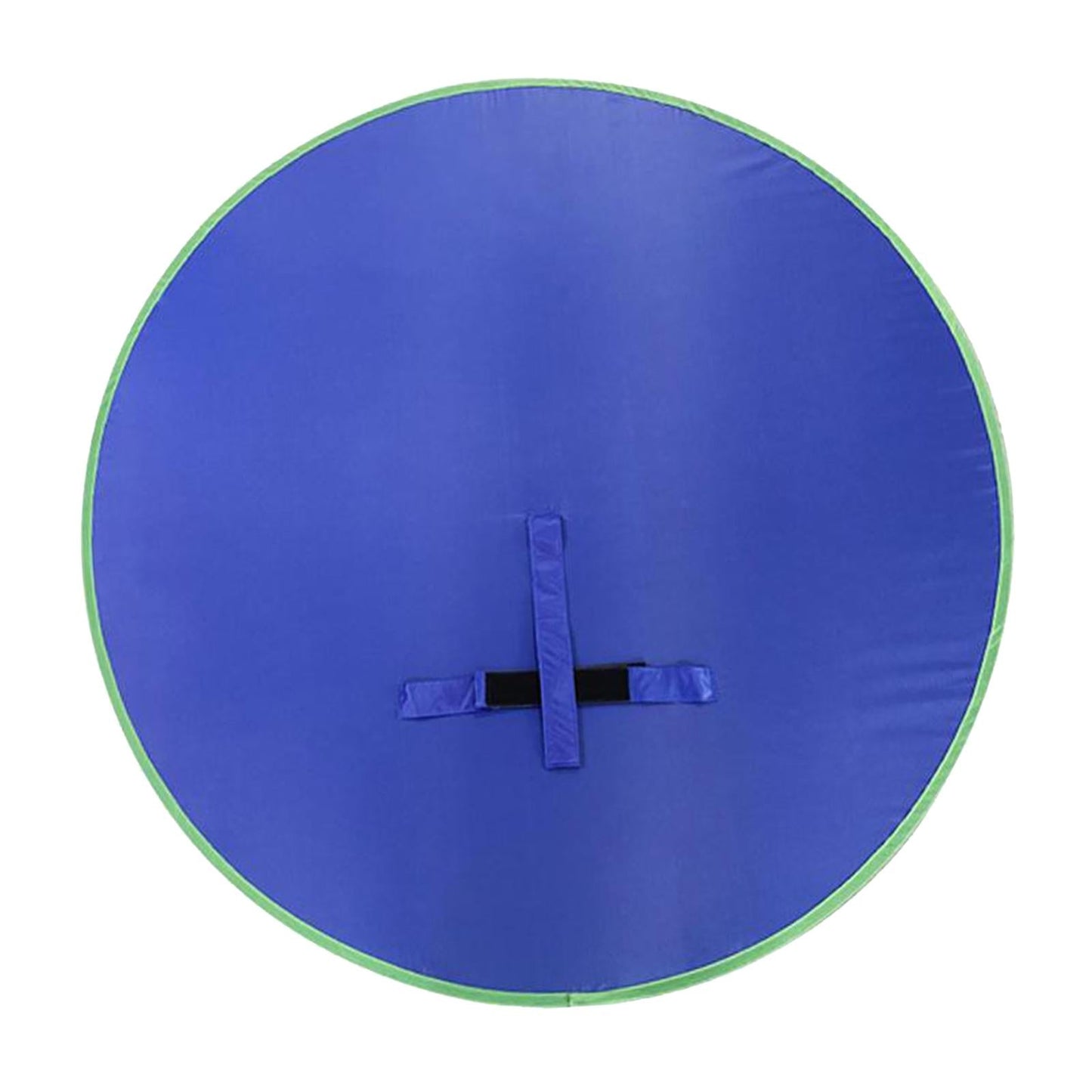 2-in-1 Green Screen Round Cloth Fix on Chair for Zoom Video Photography 142cm 55.91inch Blue Green Screen