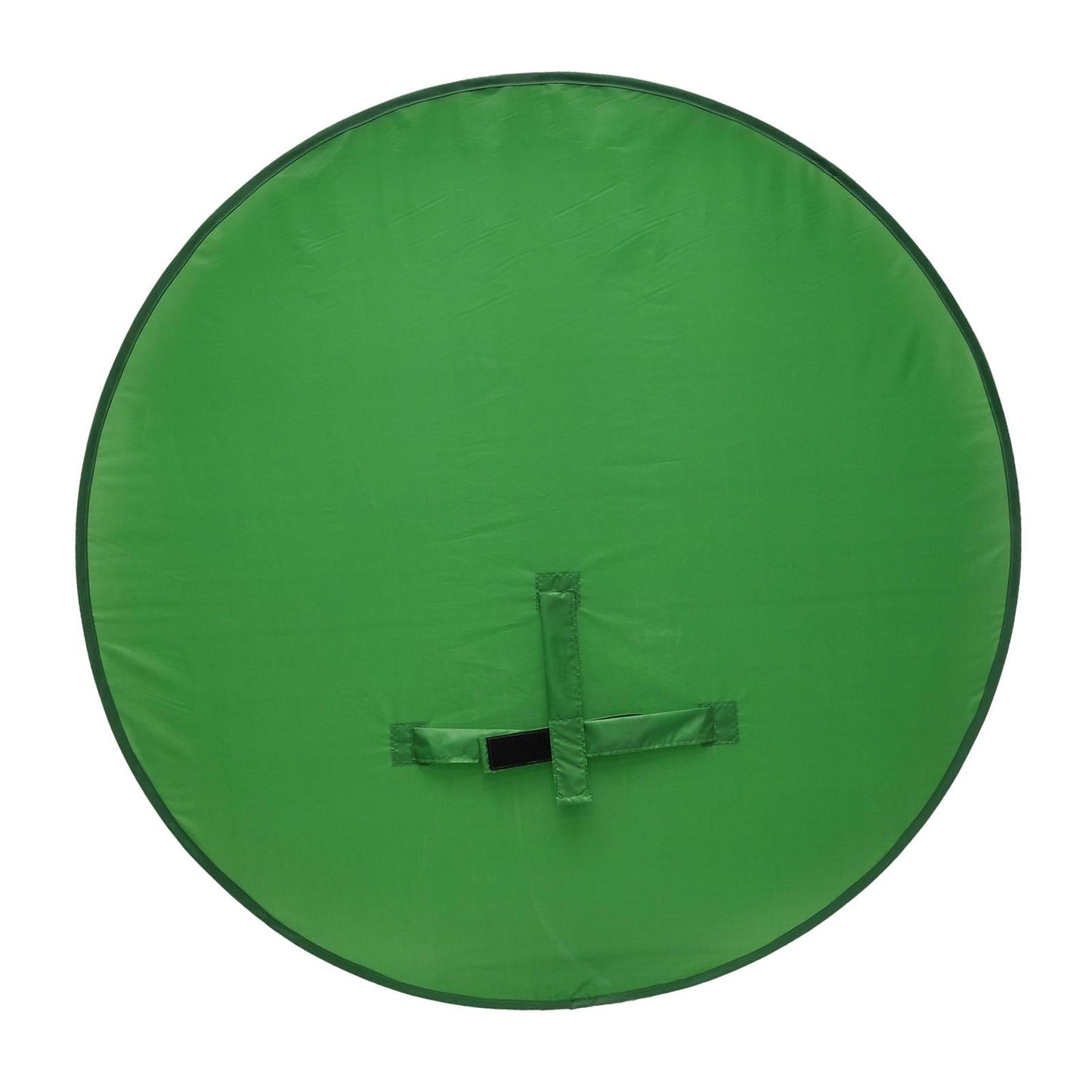 2-in-1 Green Screen Round Cloth Fix on Chair for Zoom Video Photography 75cm 29.53inch Green Screen