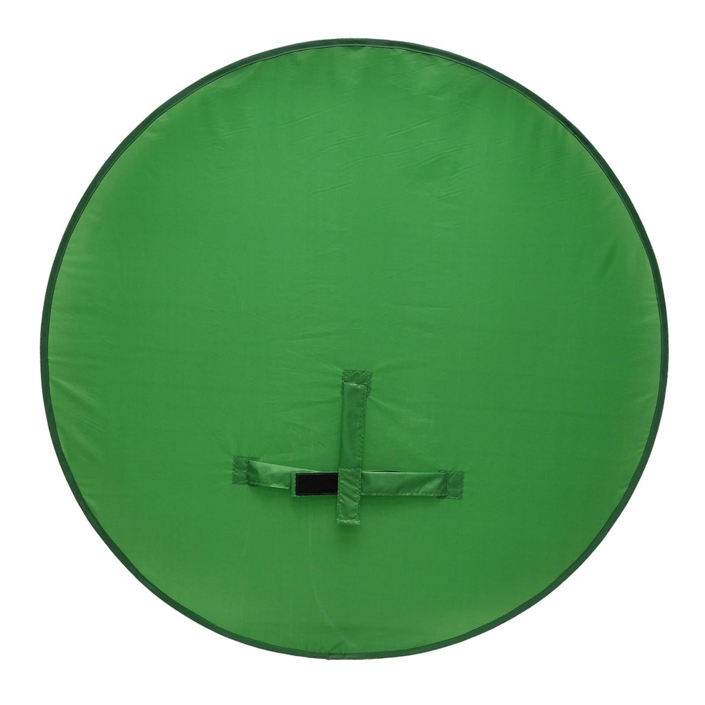 2-in-1 Green Screen Round Cloth Fix on Chair for Zoom Video Photography 75cm 29.53inch Green Screen