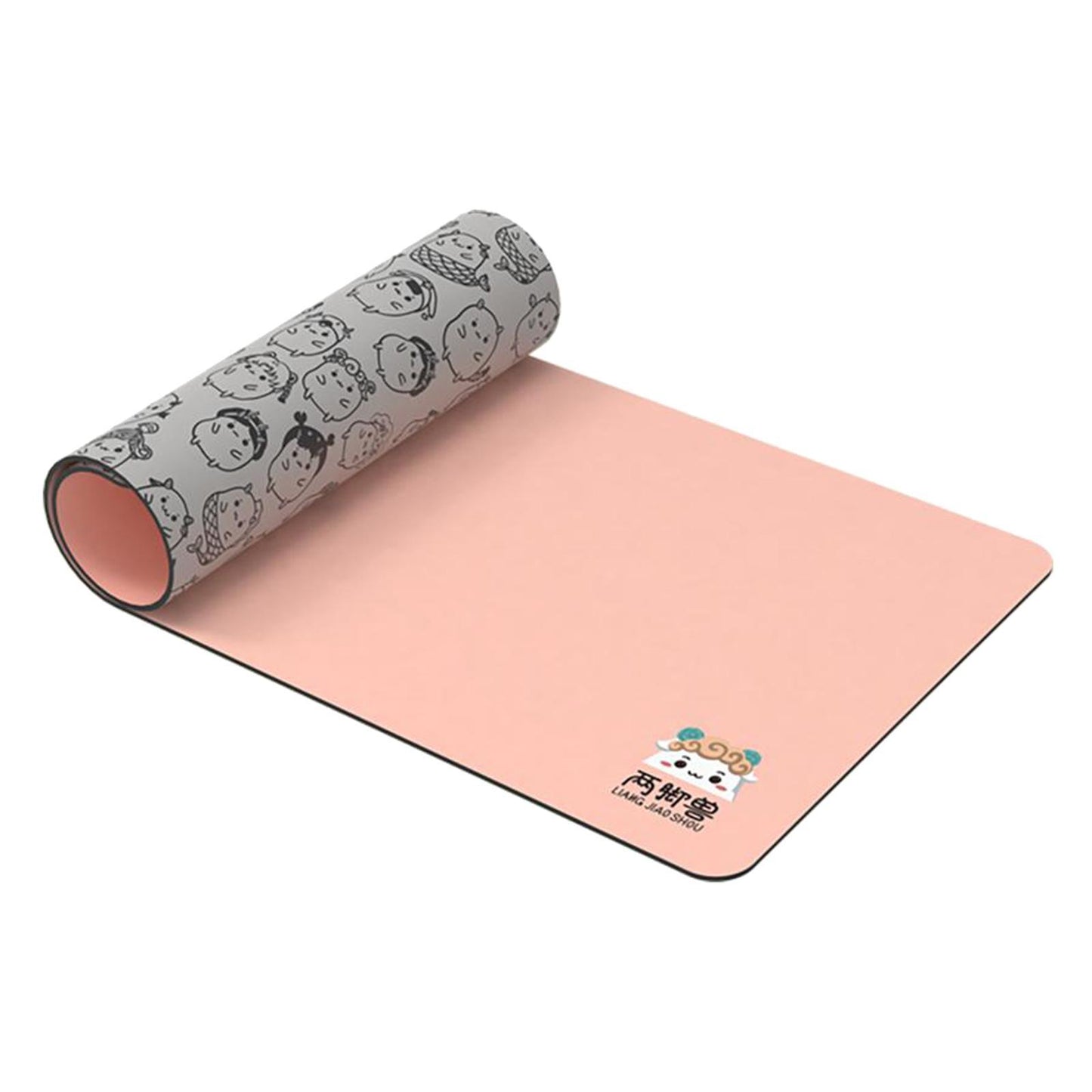 Thin Gaming 2.4G Wireless Keyboard Round Keycaps for Computer Notebook Pink