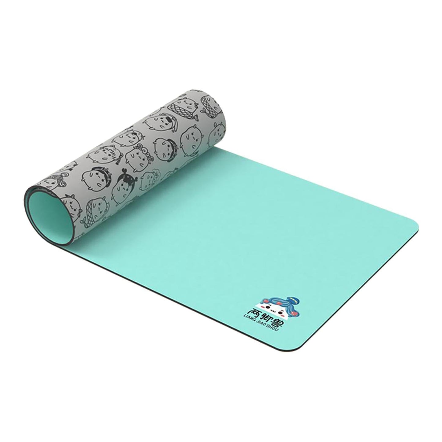 Thin Gaming 2.4G Wireless Keyboard Round Keycaps for Computer Notebook Green