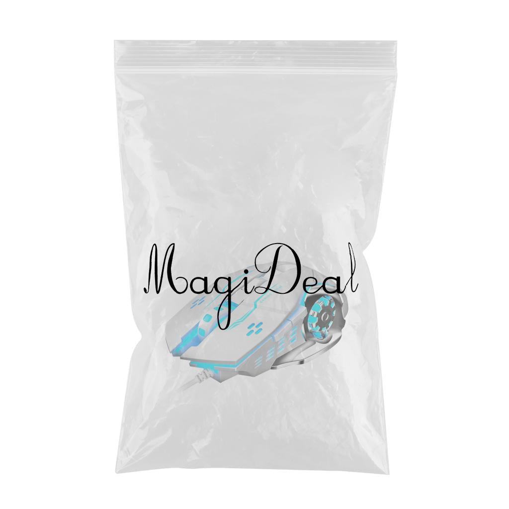 S20 Gaming Mouse Wired Adjustable 2400DPI Max Programmable PC Gaming white