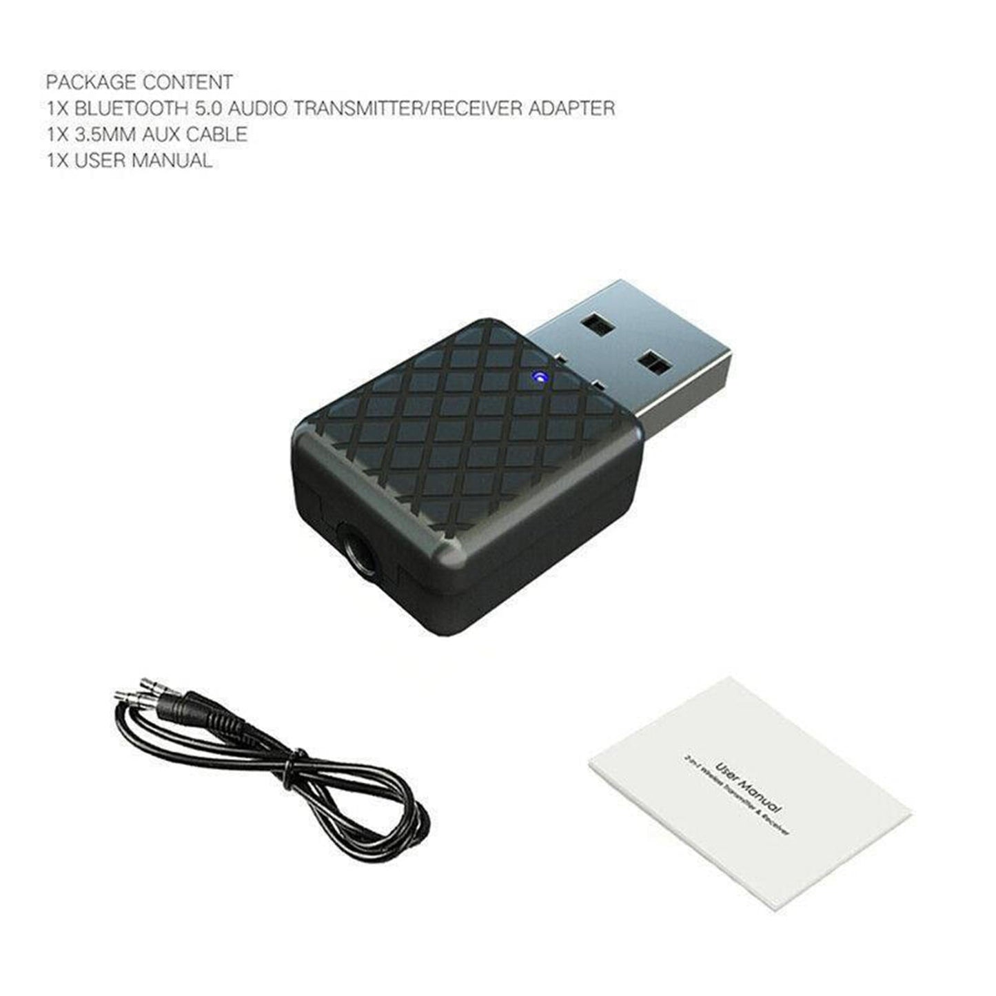 USB Bluetooth 5.0 Adapter for PC Windows 10/8/8.1 Headset Headphone Speaker