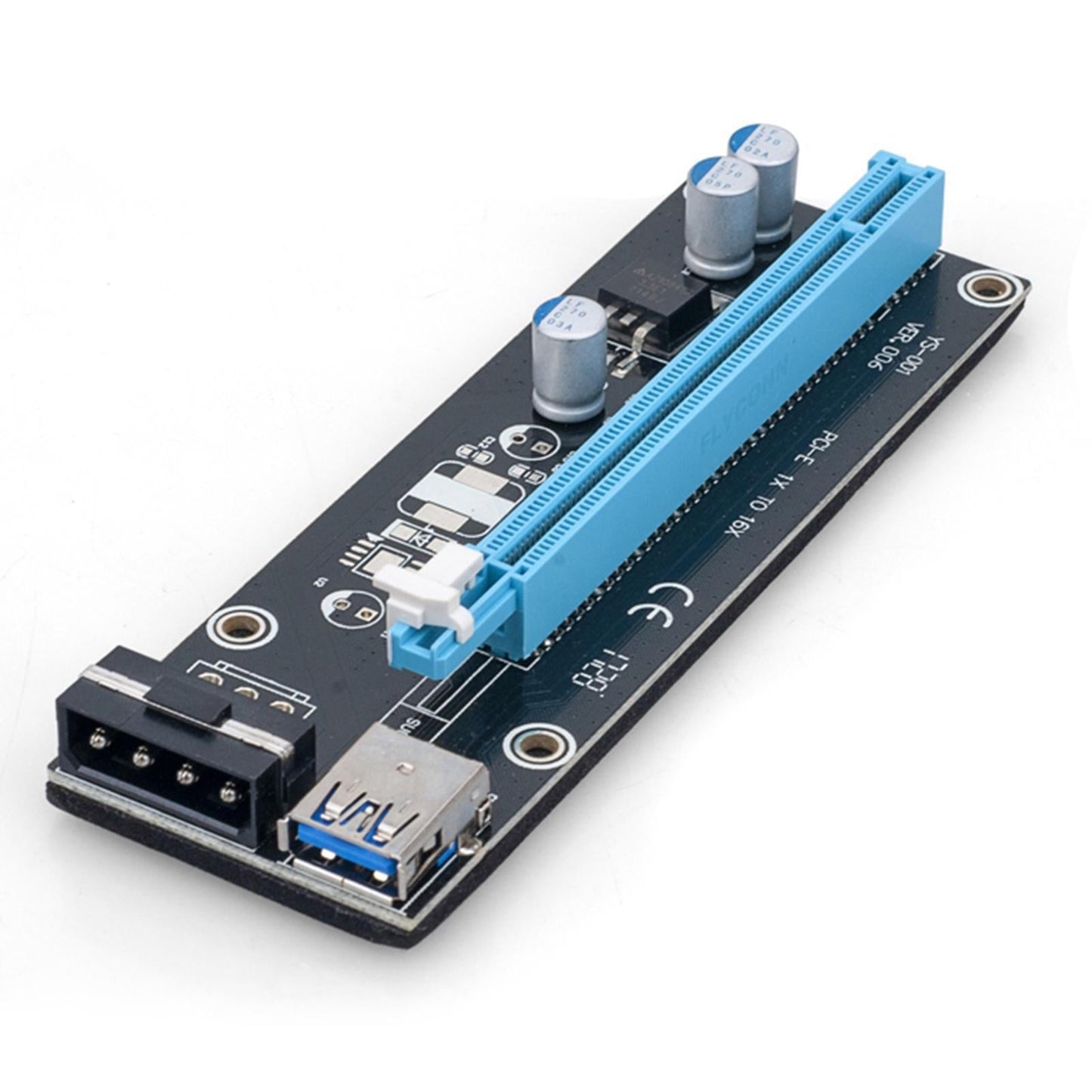 VER006 PCI-E GPU Riser Card 4pin PCI Express USB 3.0 for Bitcoin Miner