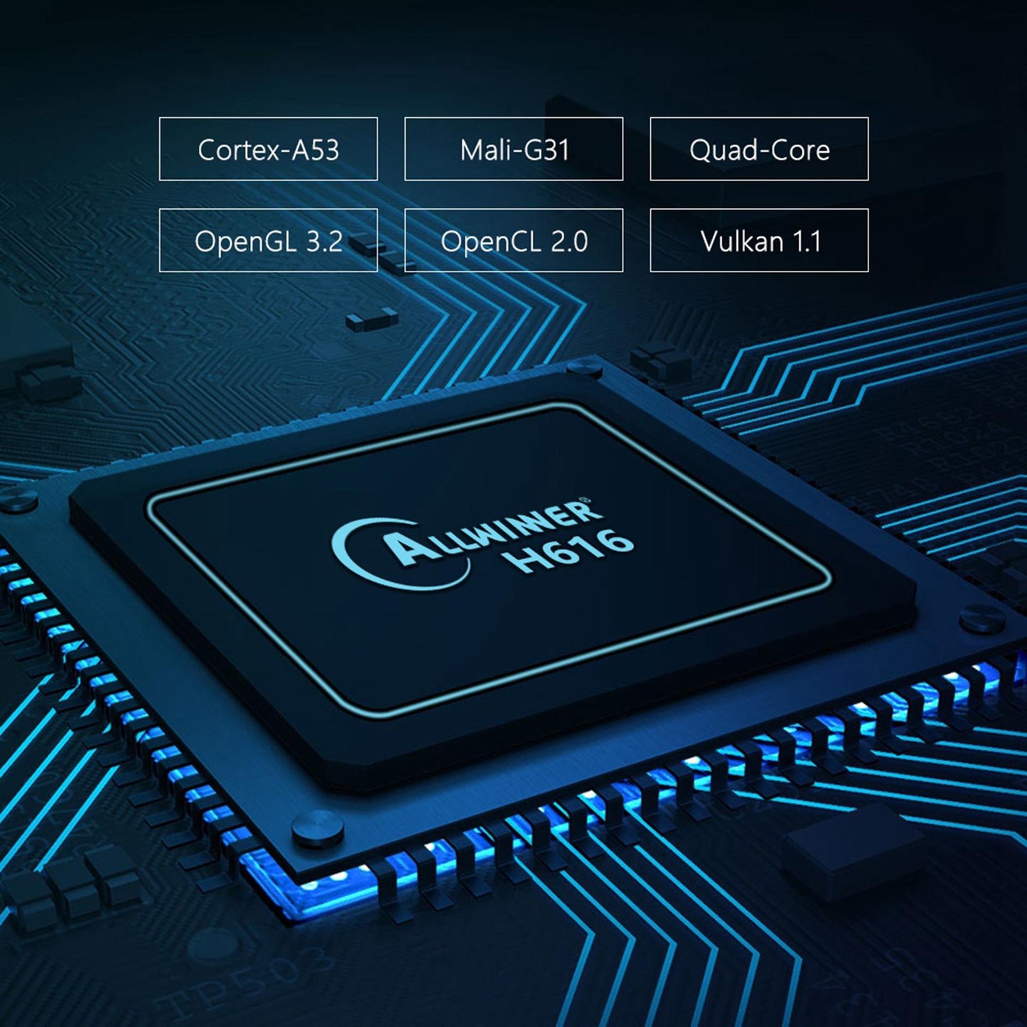 HDMI WiFi 4K Smart STB Wifi Media Player Mini HD Remote UK Plug 4GB 32GB