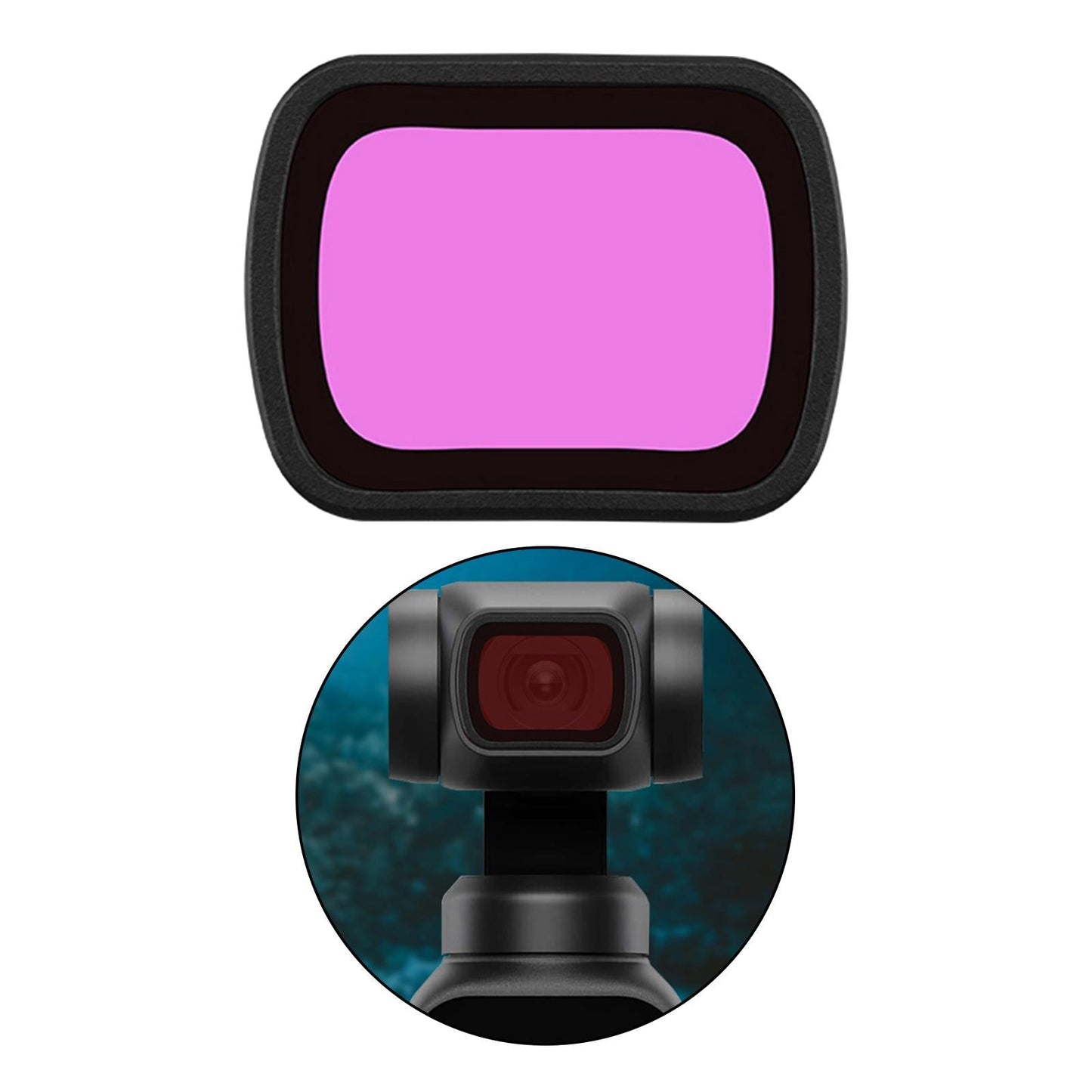 Diving Filter Lens for DJI Pocket 2/Osmo Pocket PTZ Camera Video Photography Purple