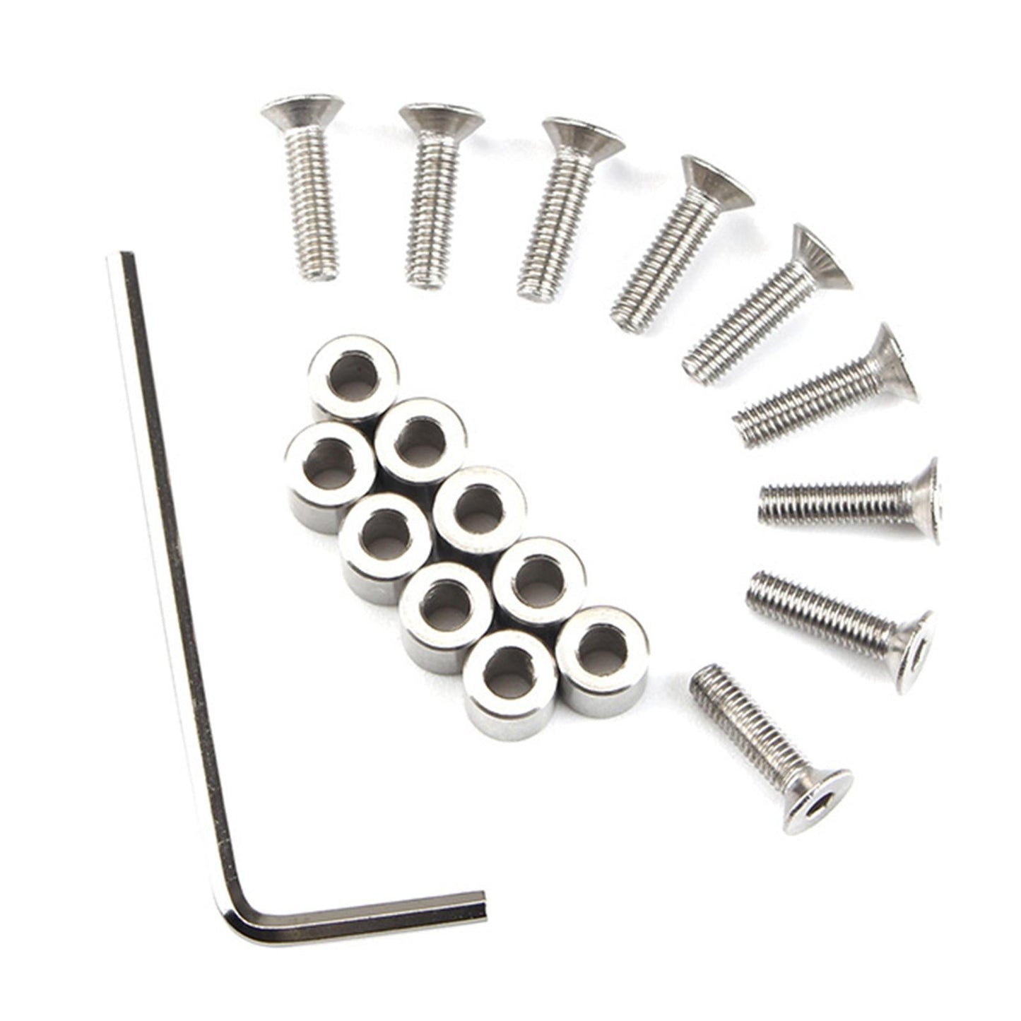 1Set 3D Printer Kit Y-axis Support Plate Screws Washers for Prusa i3 mk3